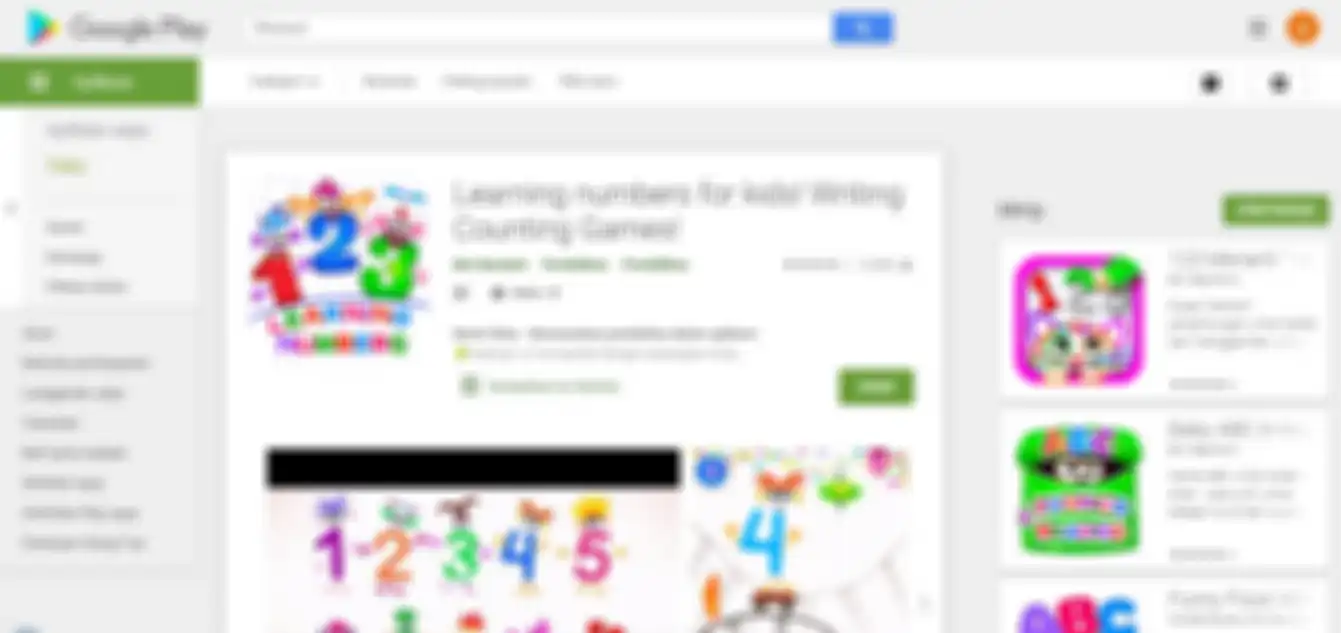 Belajar angka dengan aplikasi Learning Numbers for Kids