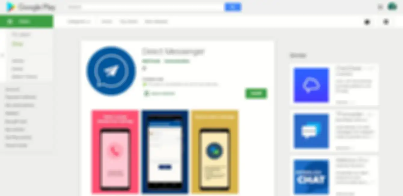 Direct Messenger, aplikasi malware joker yang masih ada di Play Store.