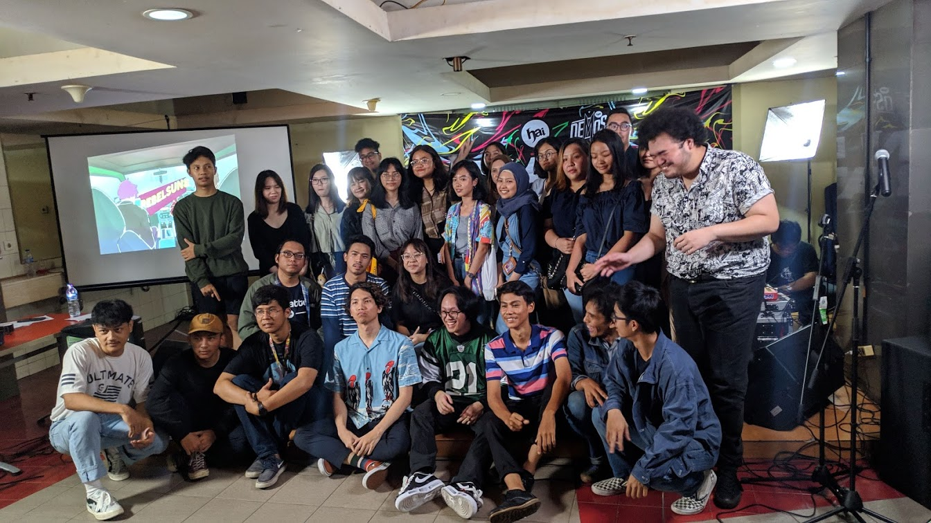Sesi meet and greet dadakan bareng Rebelsuns di Main Di Barat.