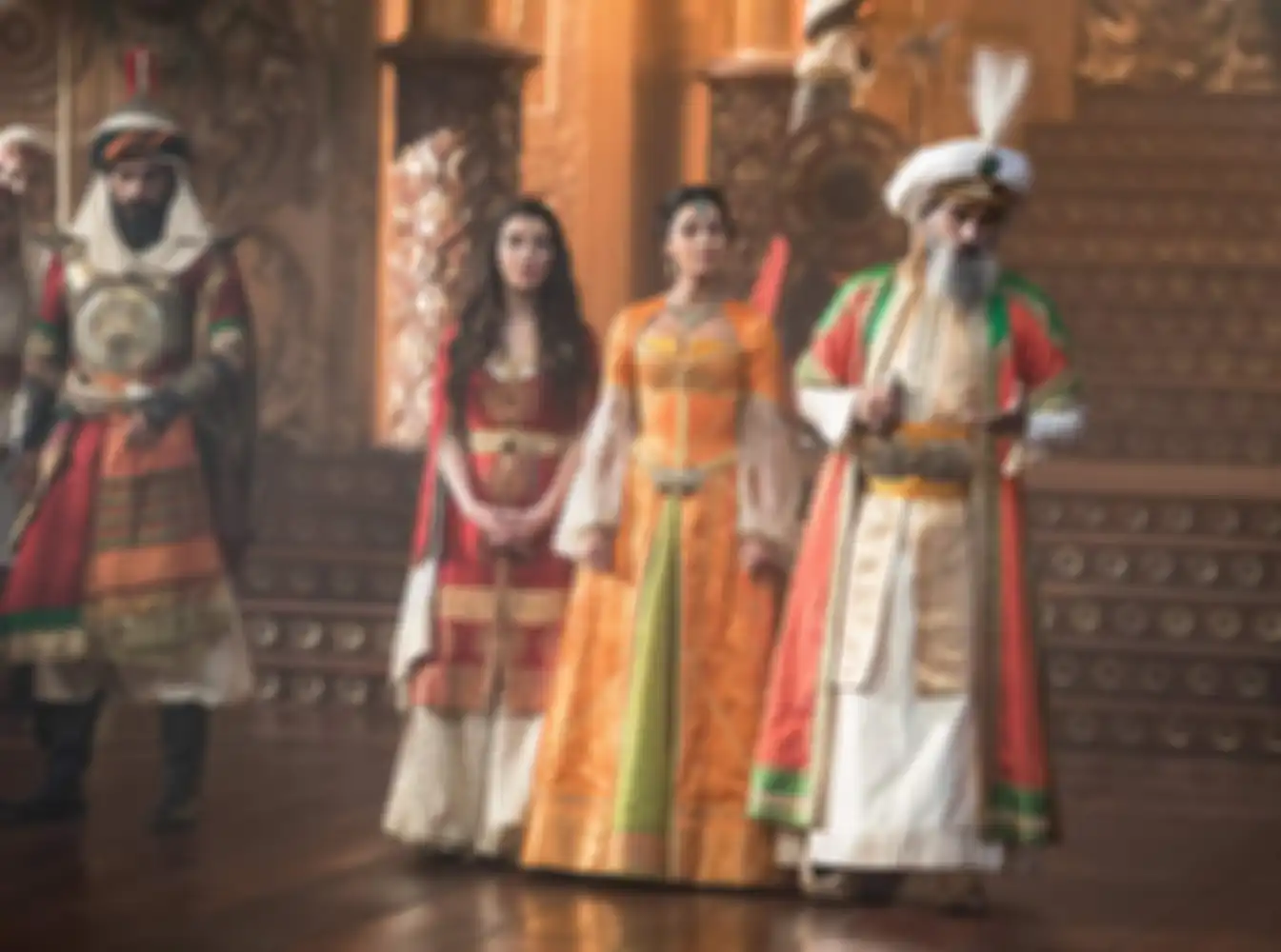 Dari kanan ke Kiri: Hakim, Dalia, Jasmine dan The Sultan