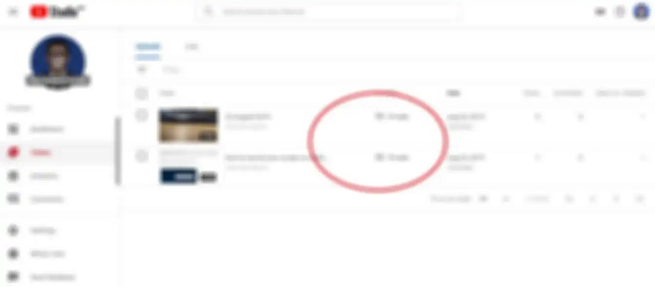 Pengaturan privasi di YouTube Studio