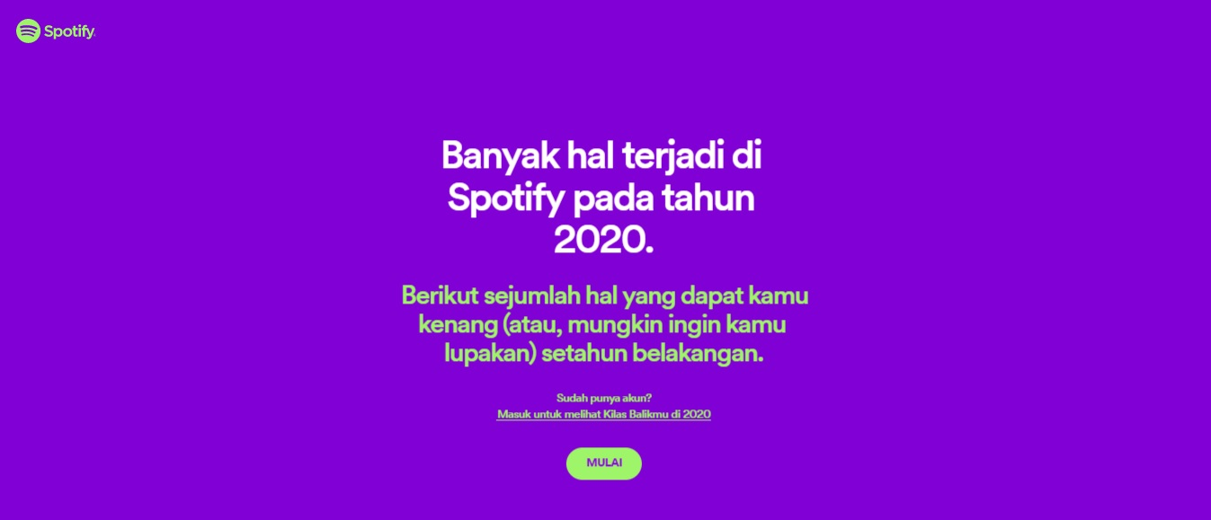 Spotify Wrapped 2020