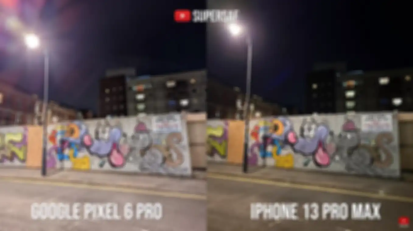 Hasil foto Low Light Google 6 Pro vs iPhone 13 Pro Max