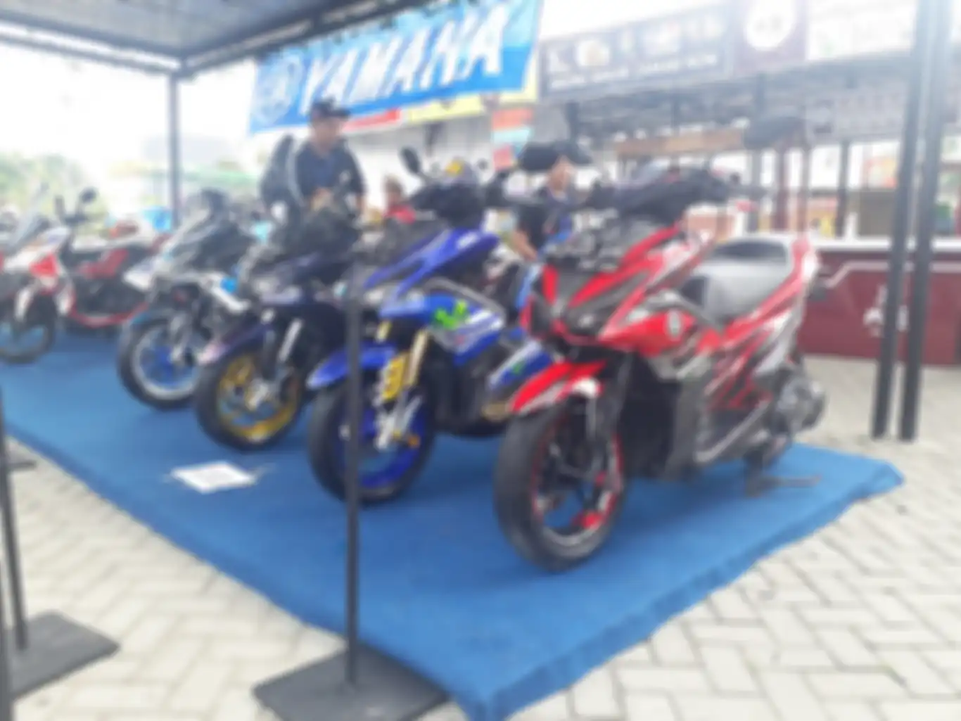 Yamaha Aerox 155 di Customaxi Medan