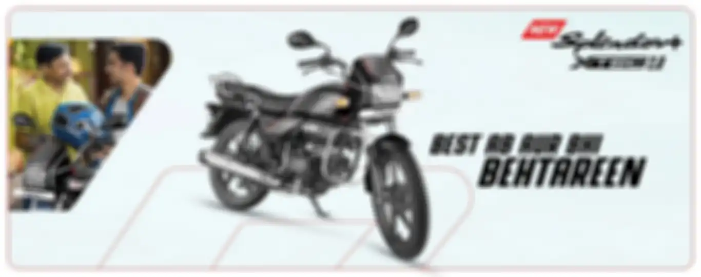 Tampilan motor baru Hero Splendor+ 2025.