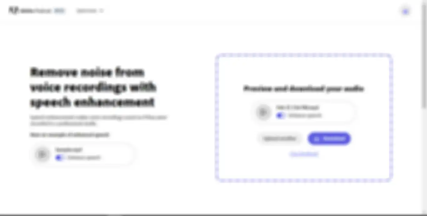 Tombol Download di Adobe Enhance