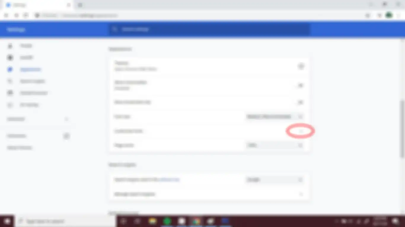 customize font google chrome