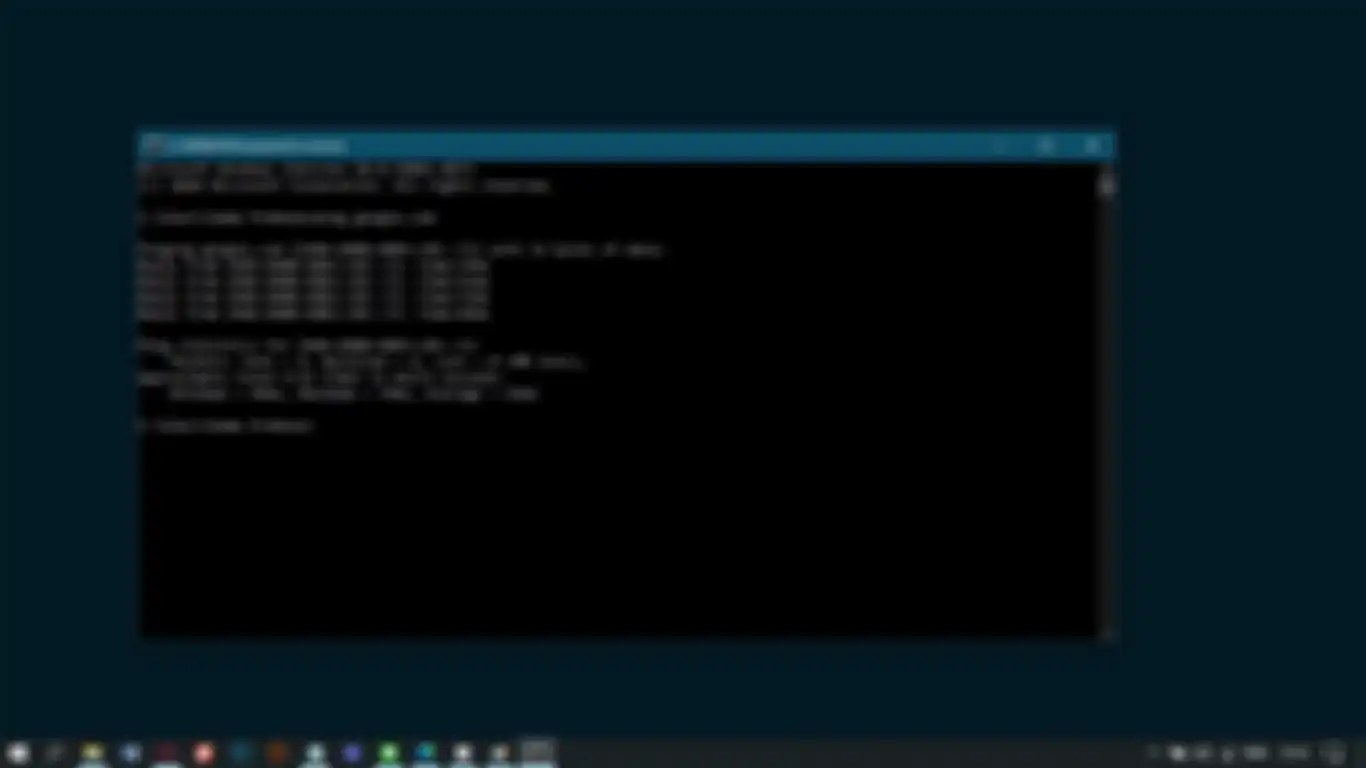 Cek ping command prompt
