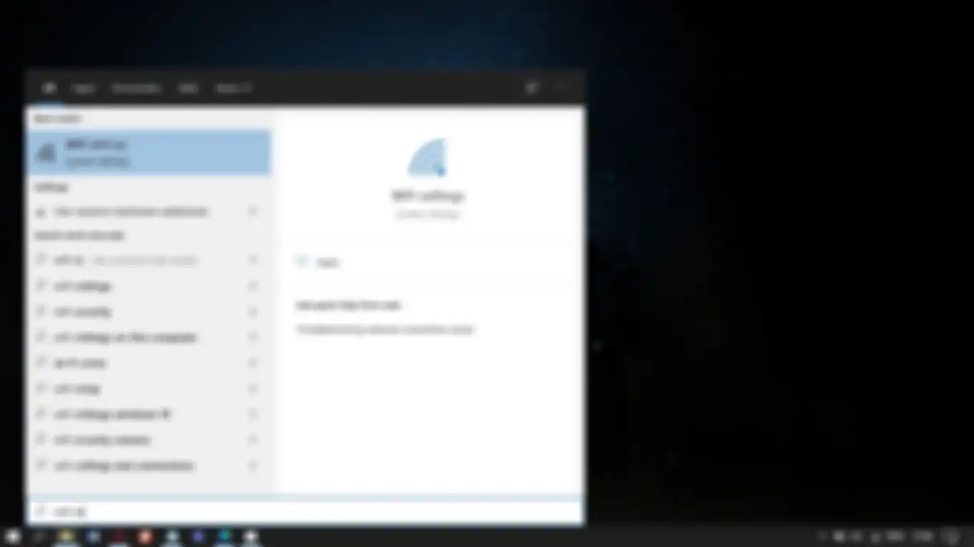 Cara menampilkan Wifi Settings