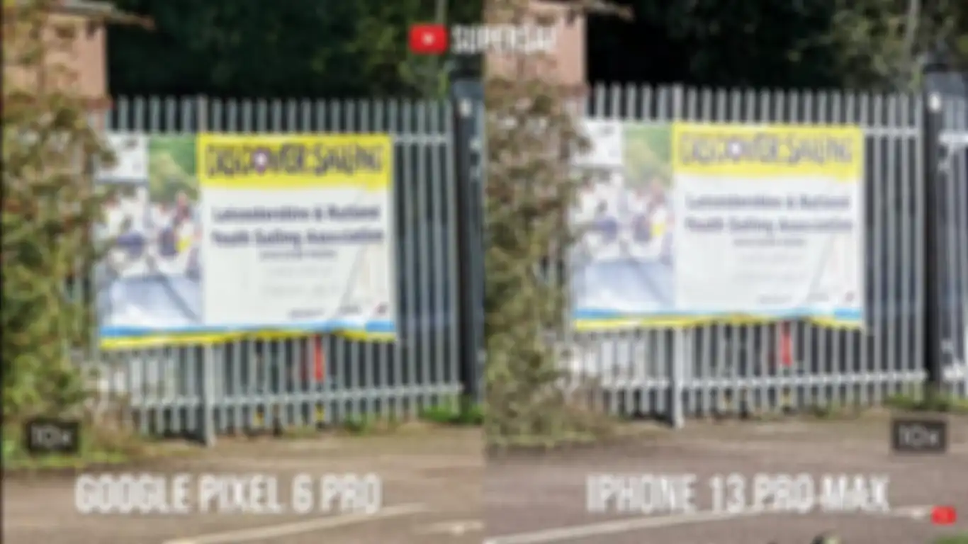 Hasil zoom kamera Google Pixel 6 Pro vs iPhone 13 Pro Max
