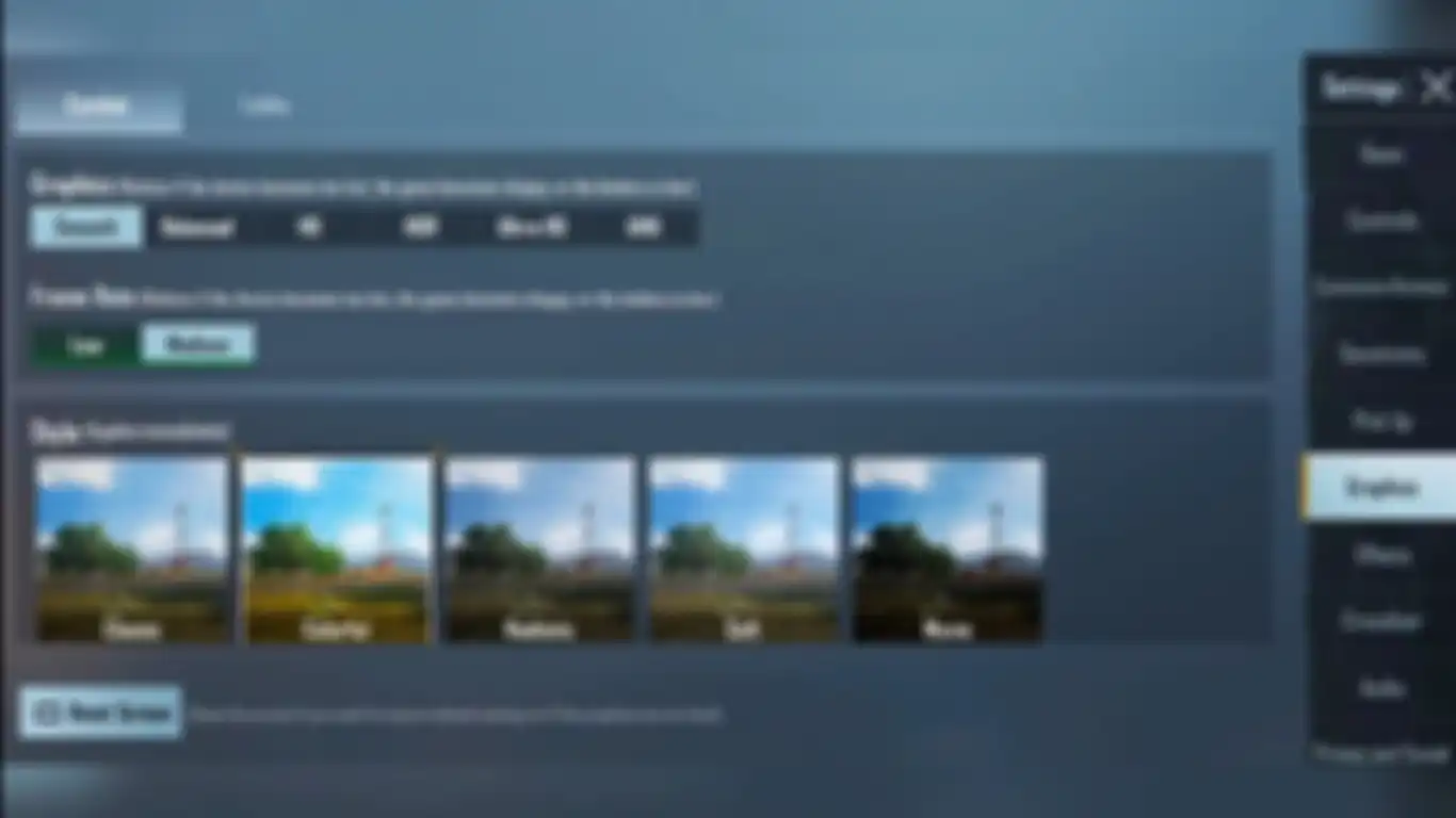 Settingan grafis PUBG Mobile di Redmi 10A