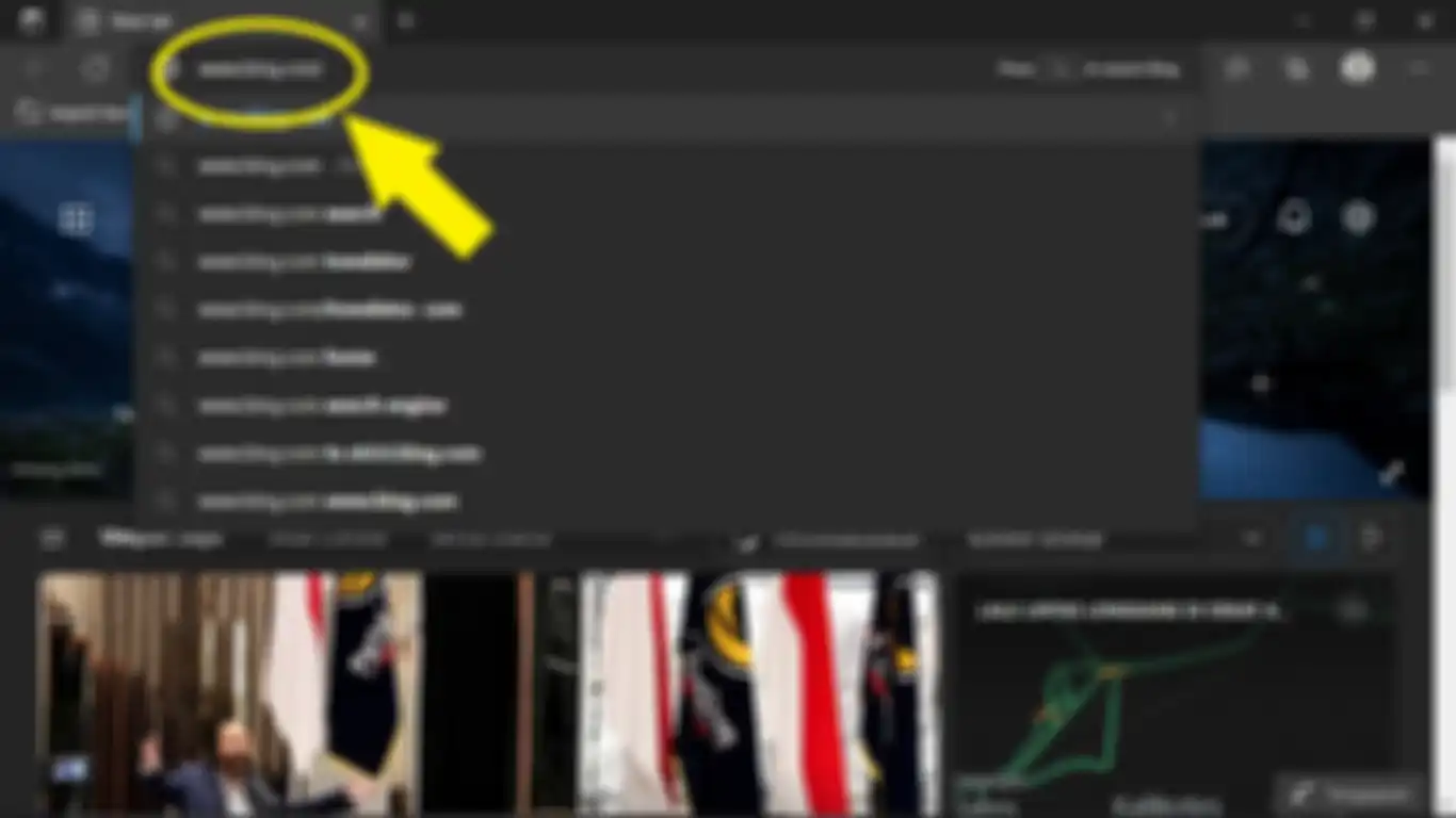 Tautan situs Microsoft Bing