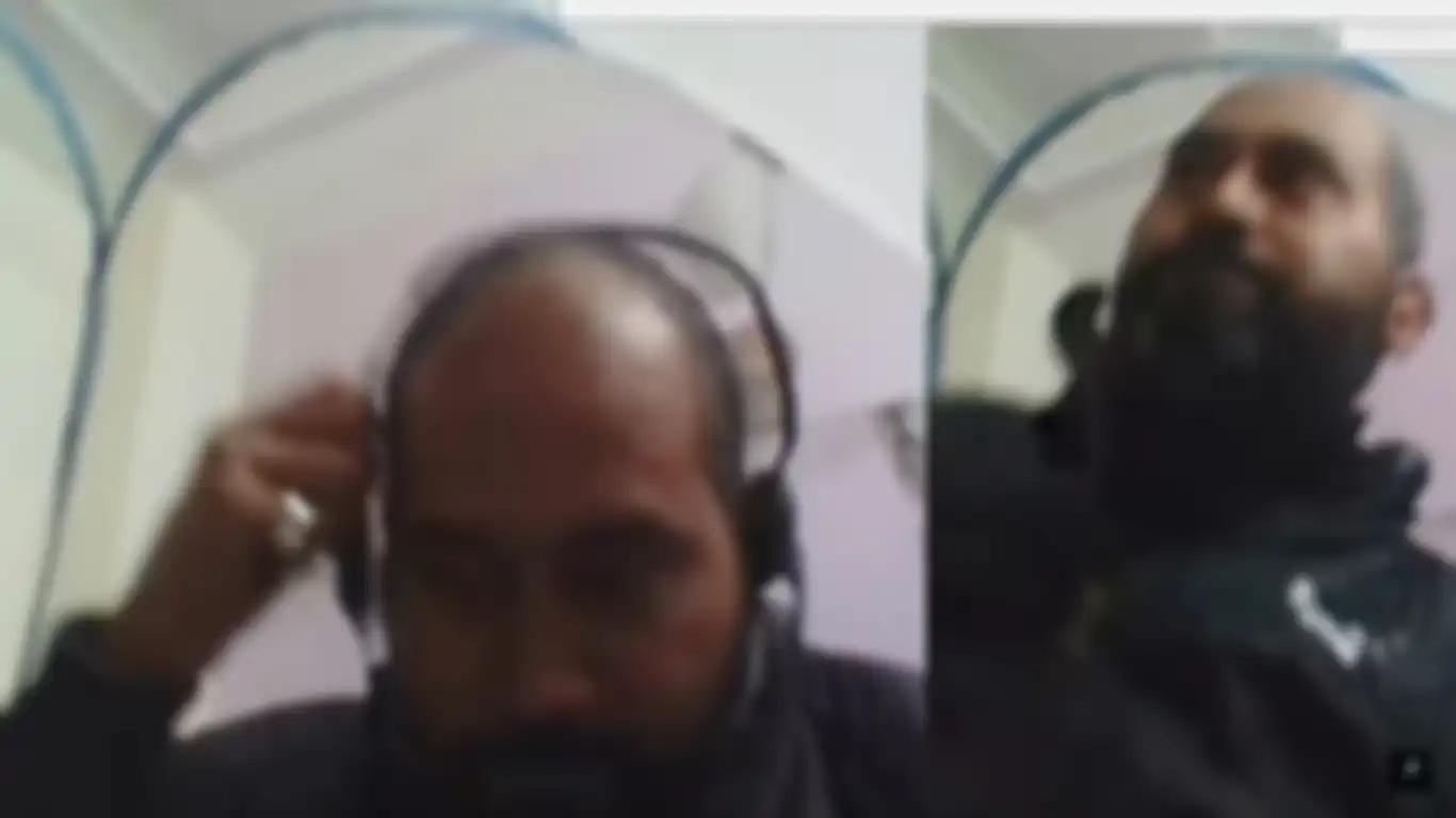 Wajah salah satu penipu online