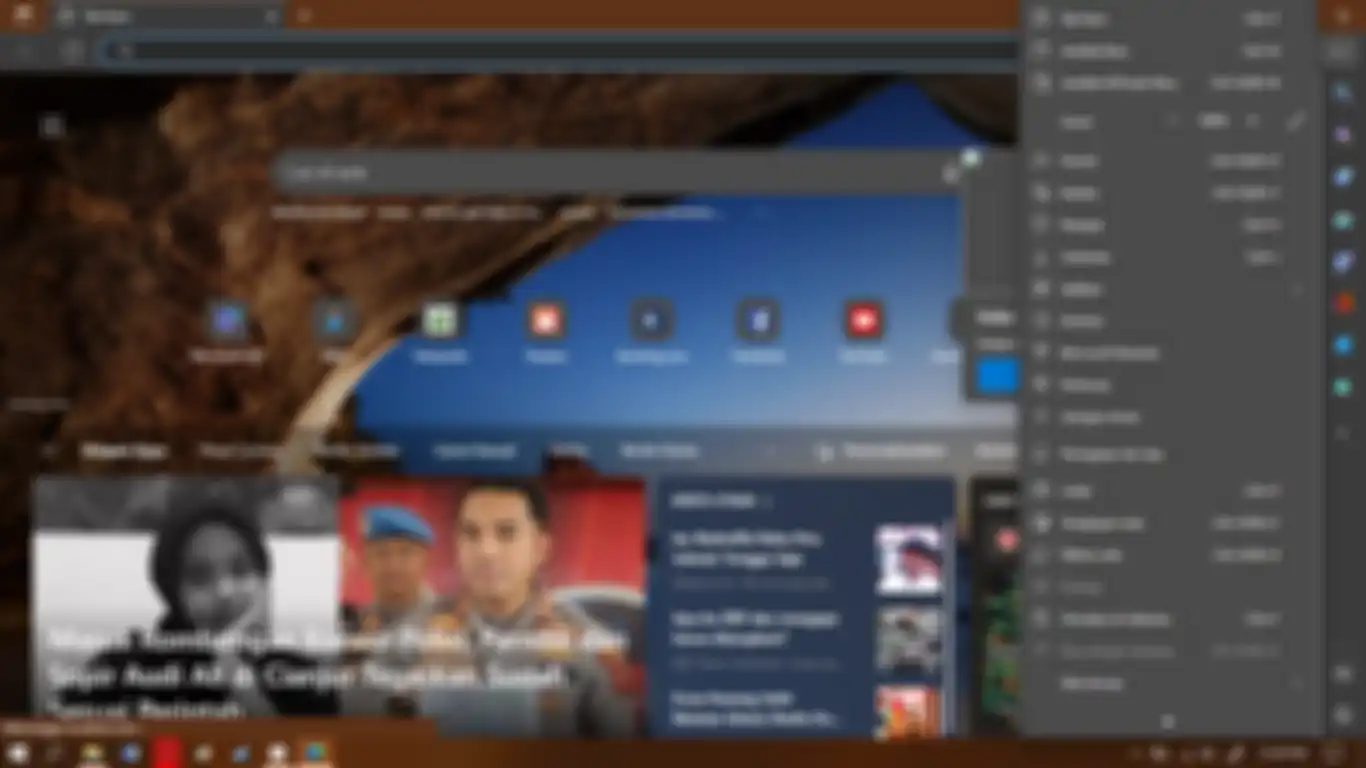 Cara mengaktifkan fitur simpan password secara otomatis di Microsoft Edge langkah 1.