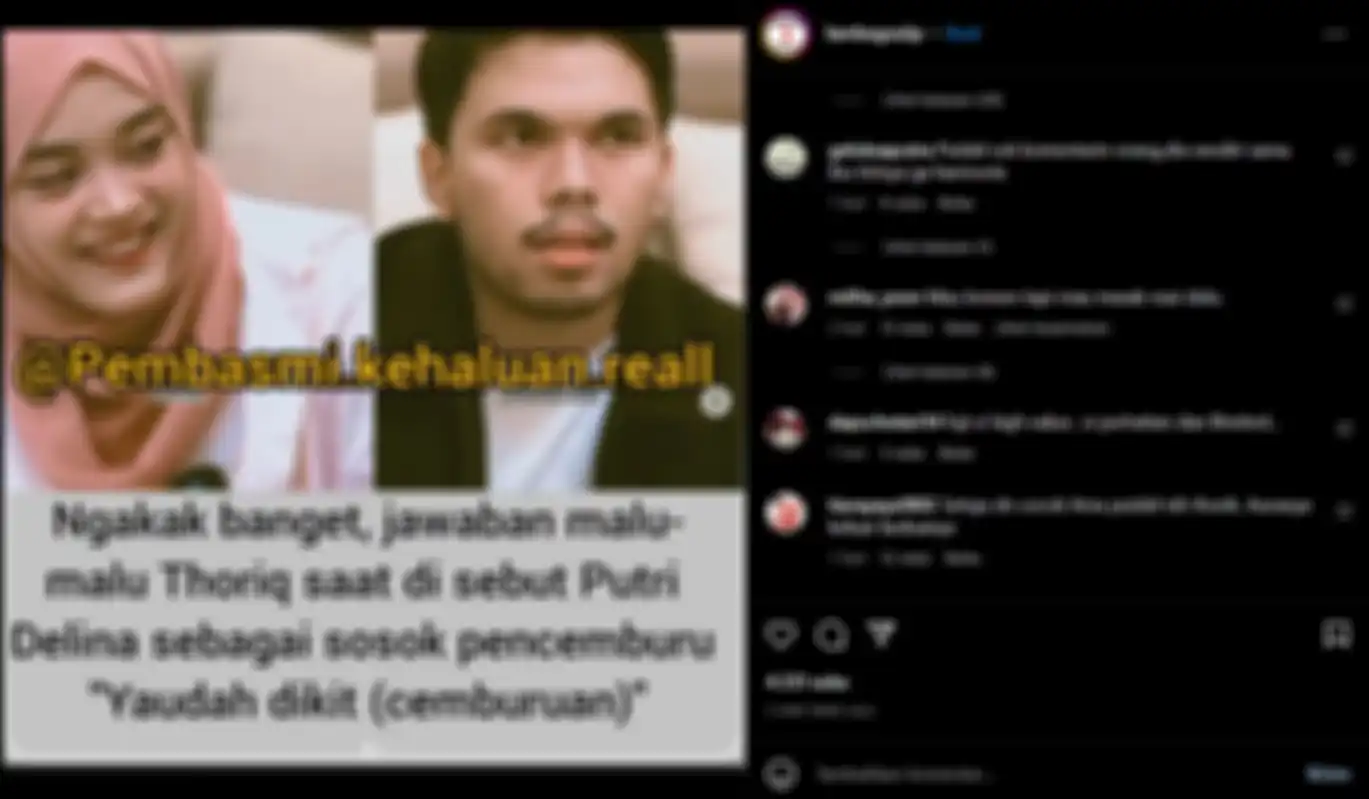 Putri Delina dijodohkan dengan Thariq Halilintar