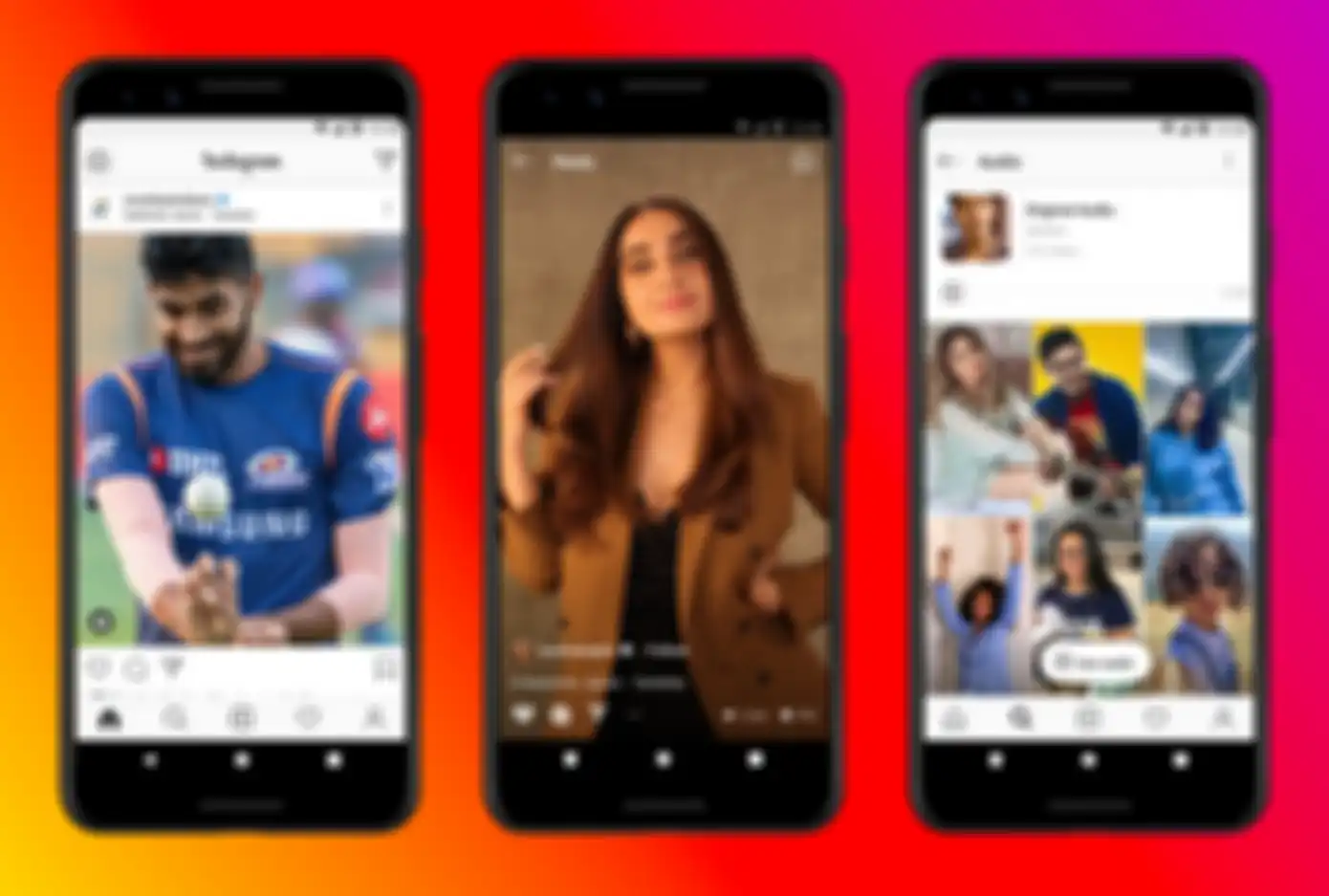 Fitur Reels di Instagram.