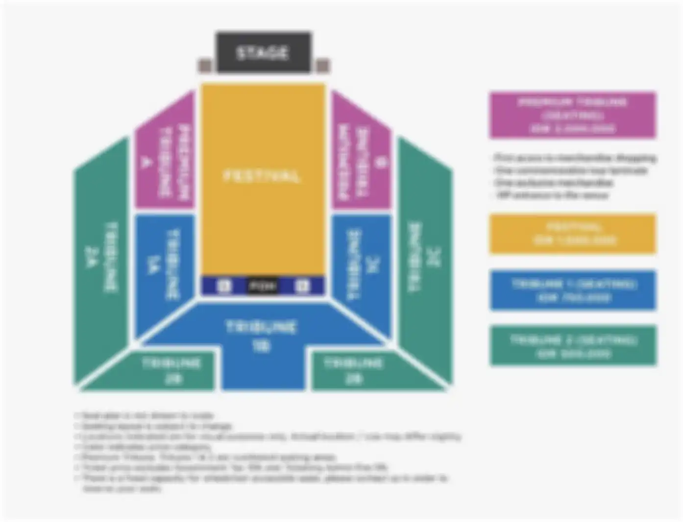 Denah konser ONE OK ROCK Asia Tour 2020