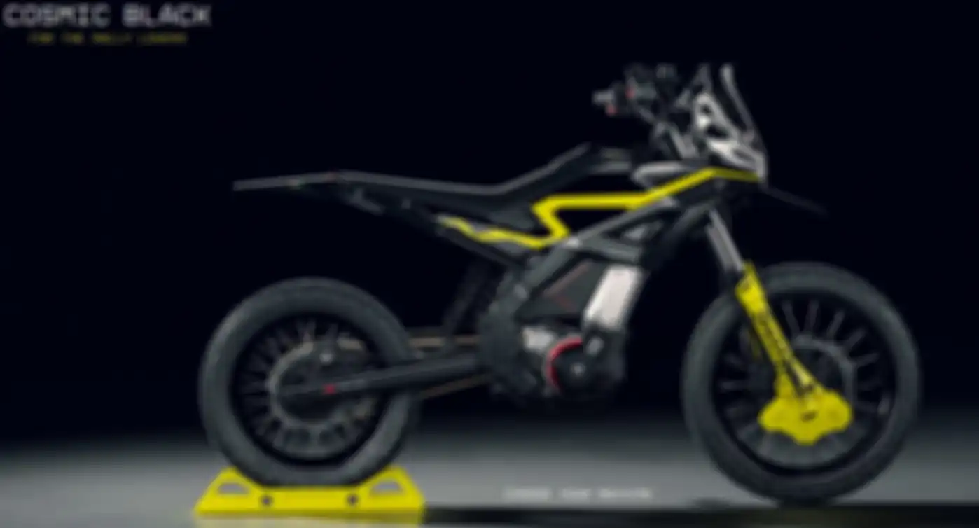 Sisi kanan motor listrik baru Ultraviolette Shockwave.