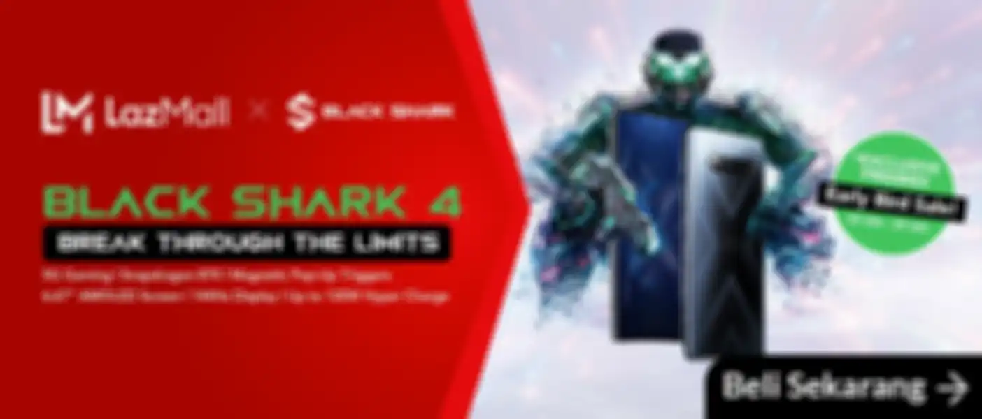 Black Shark 4 resmi di jual di Indonesia lewat Lazada