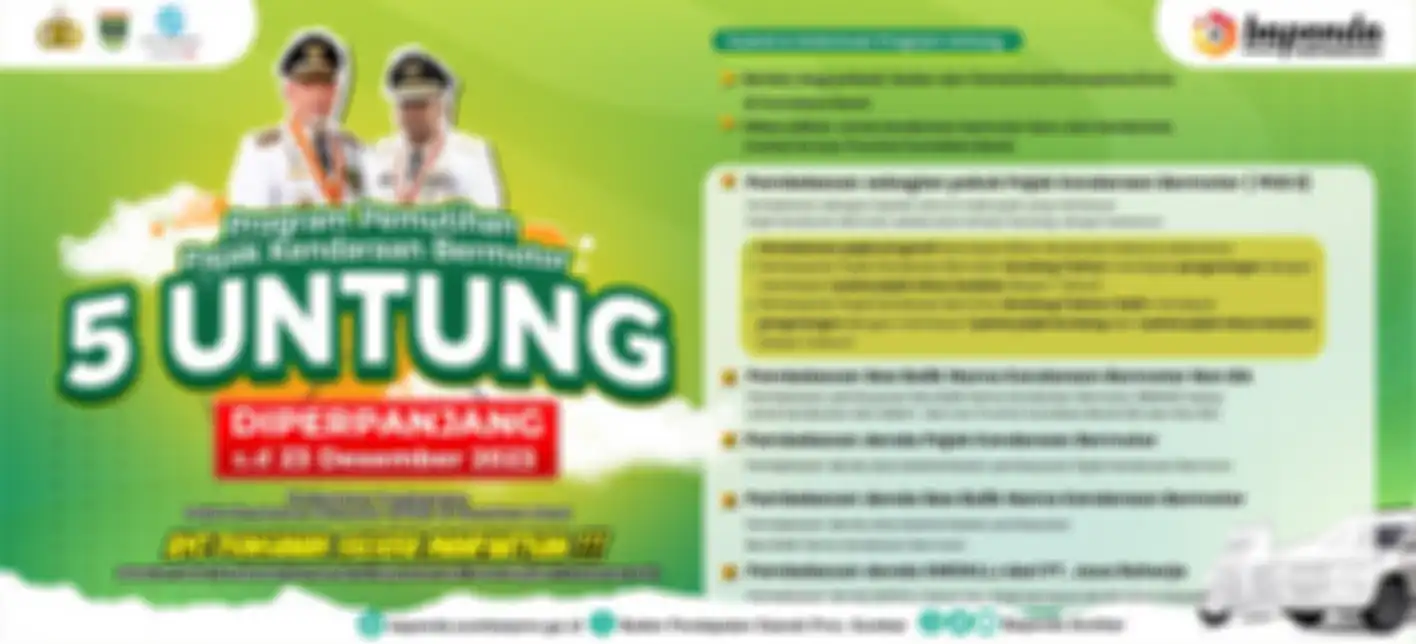 Program pemutihan pajak kendaraan bermotor 5 untung di Sumatera Barat.