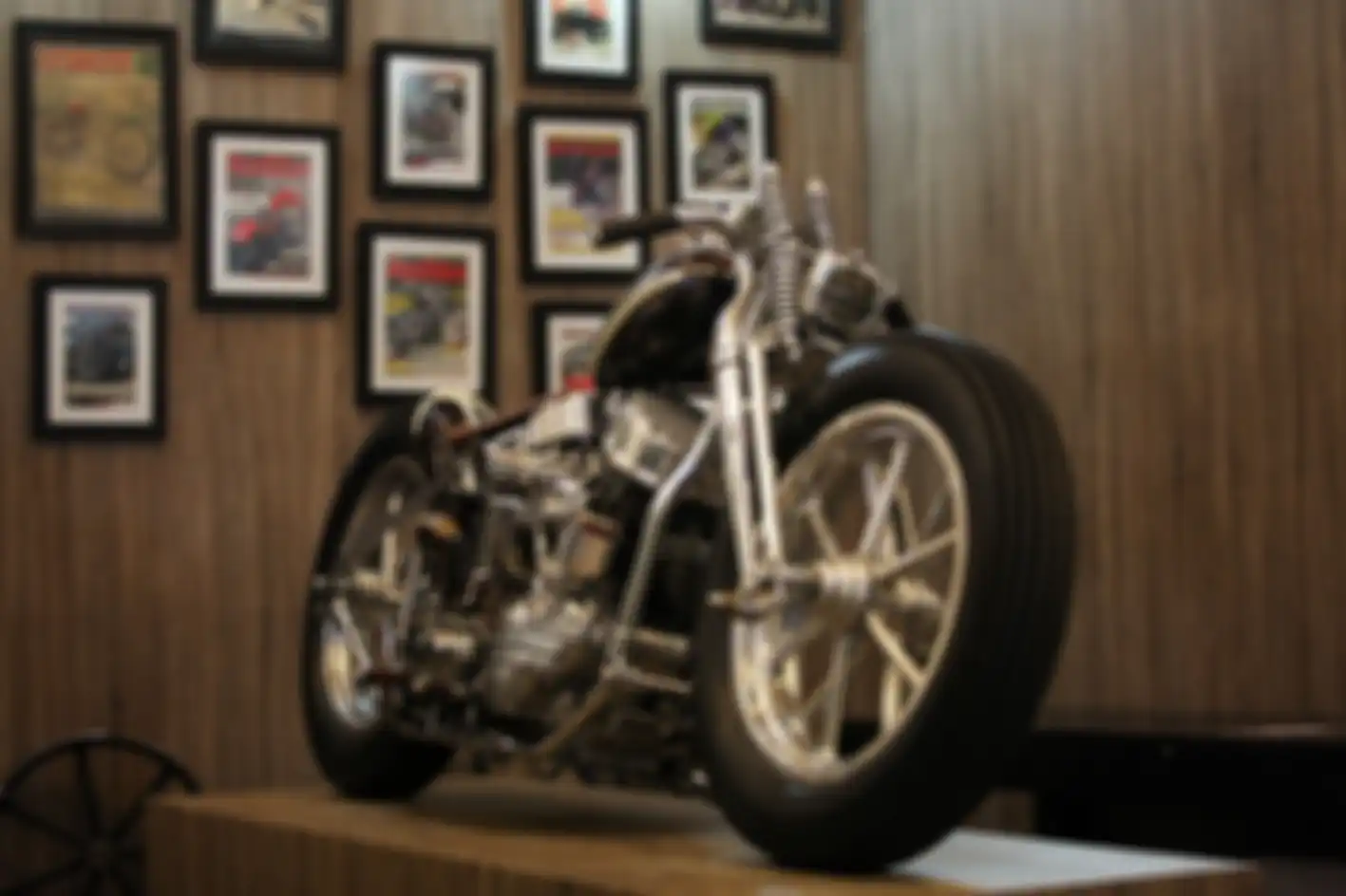 Harley-Davidson Panhead Vintage Dragster KikAss Chopper