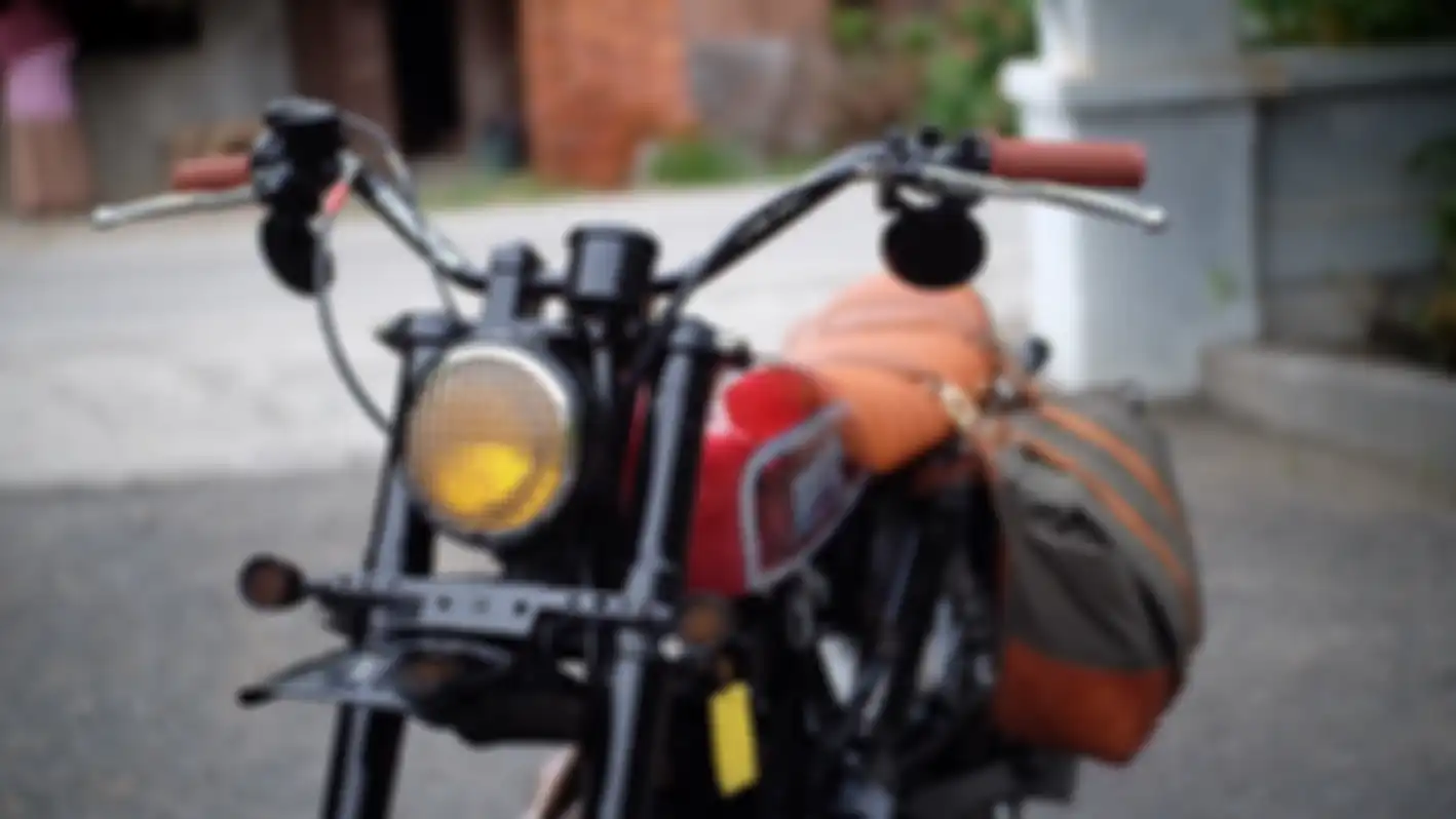 Honda CB100 K5 1981 custom scrambler besutan Fikri Ahmad