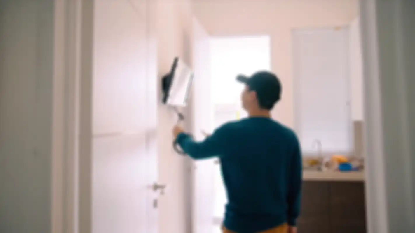 TV di dapur rumah baru Ria Ricis
