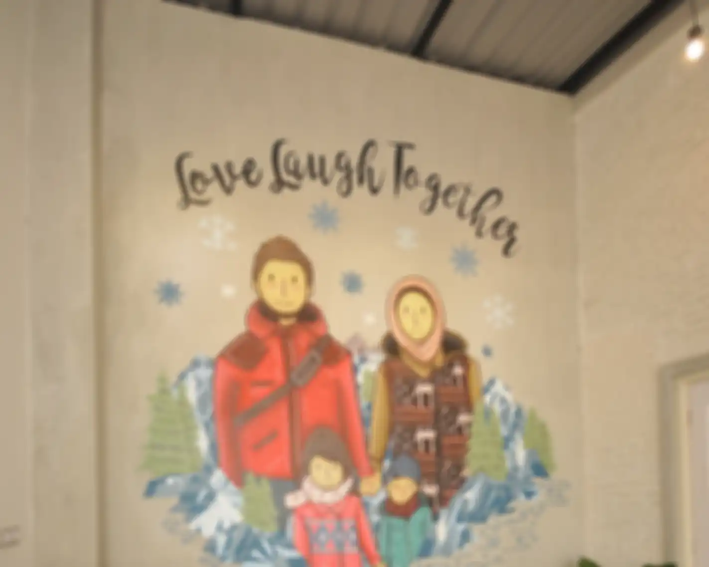 Mural di rumah