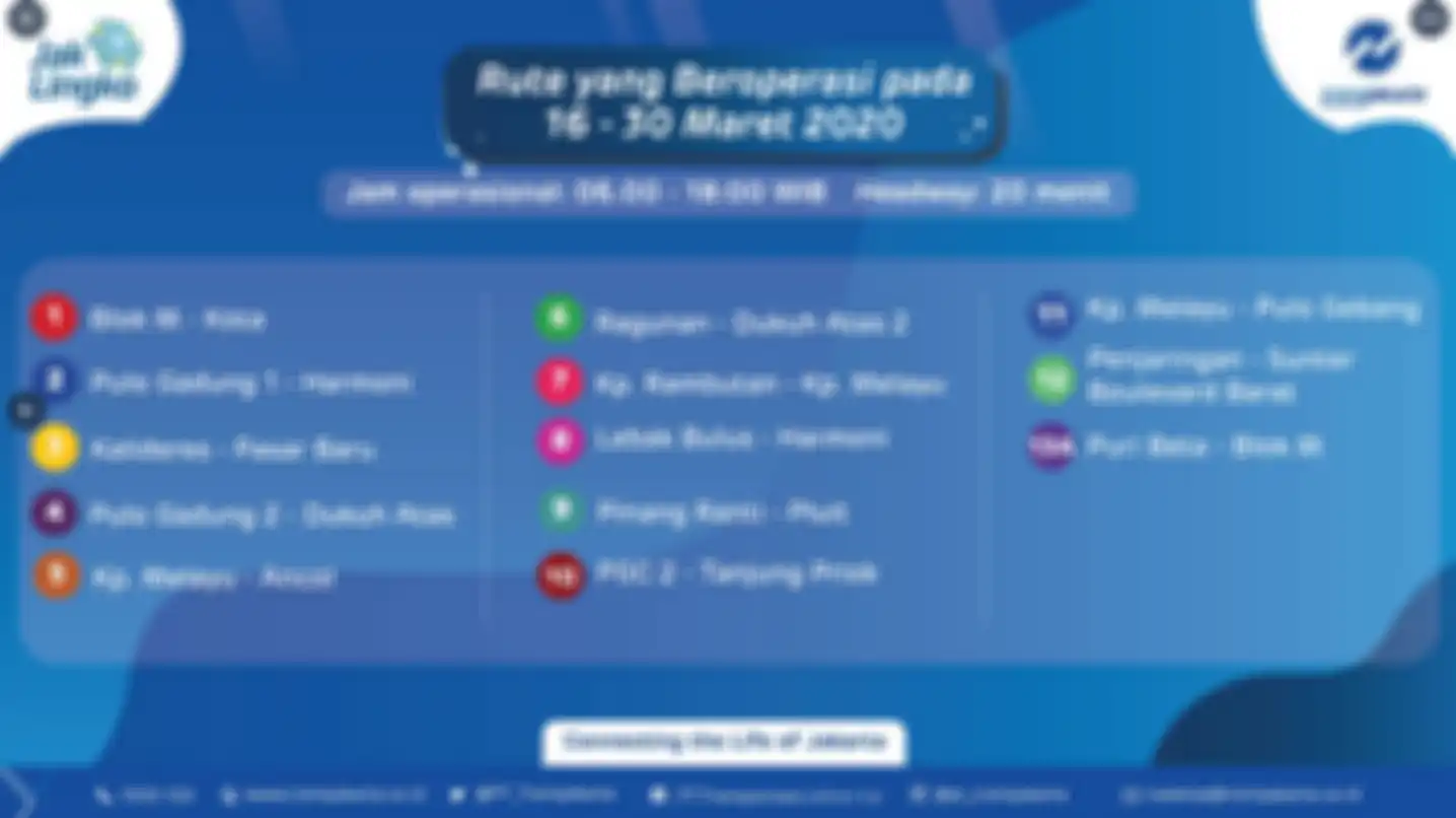 Jam operasional Transjakarta