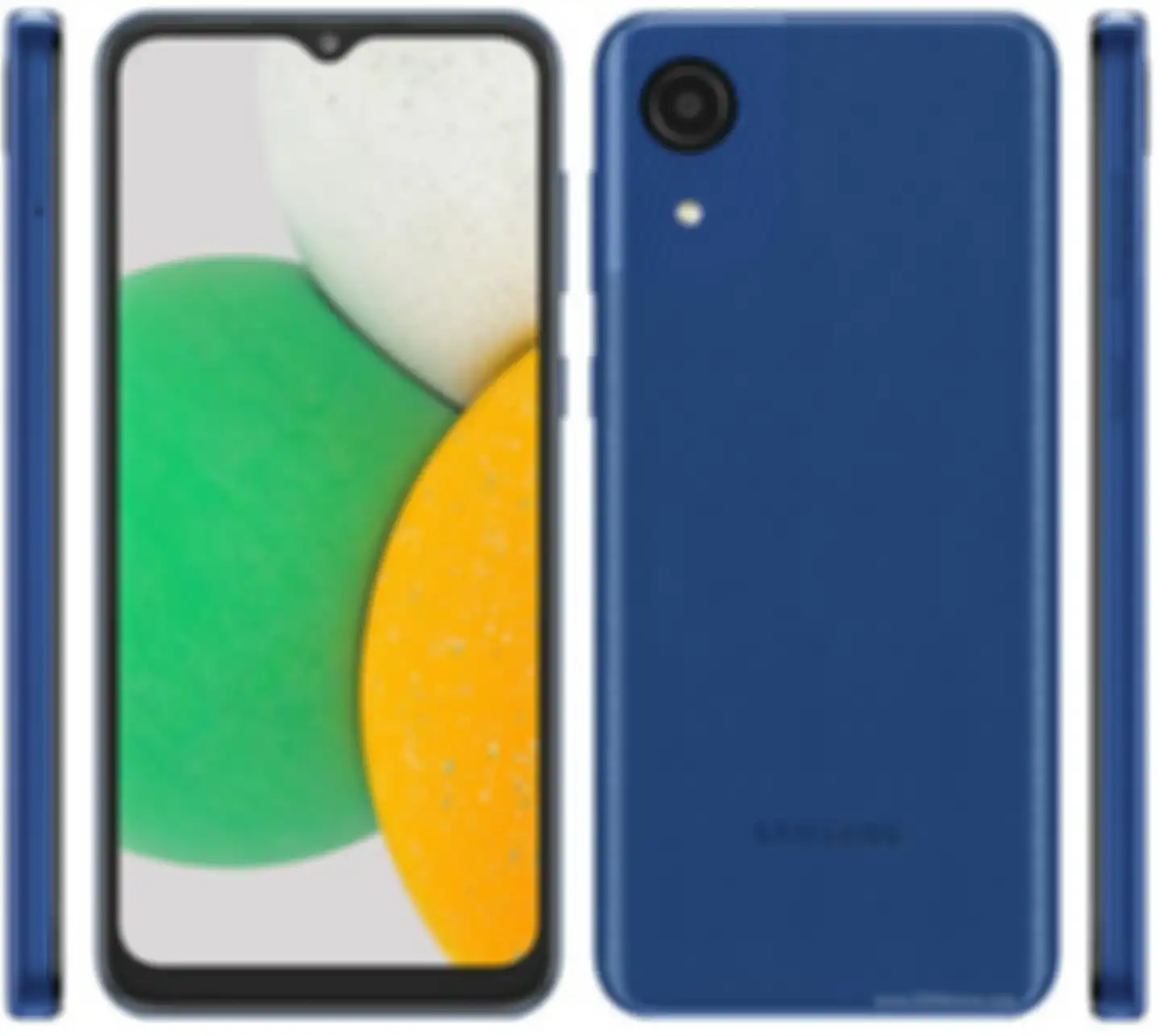 Tampilan keseluruhan Samsung Galaxy A03 Core.
