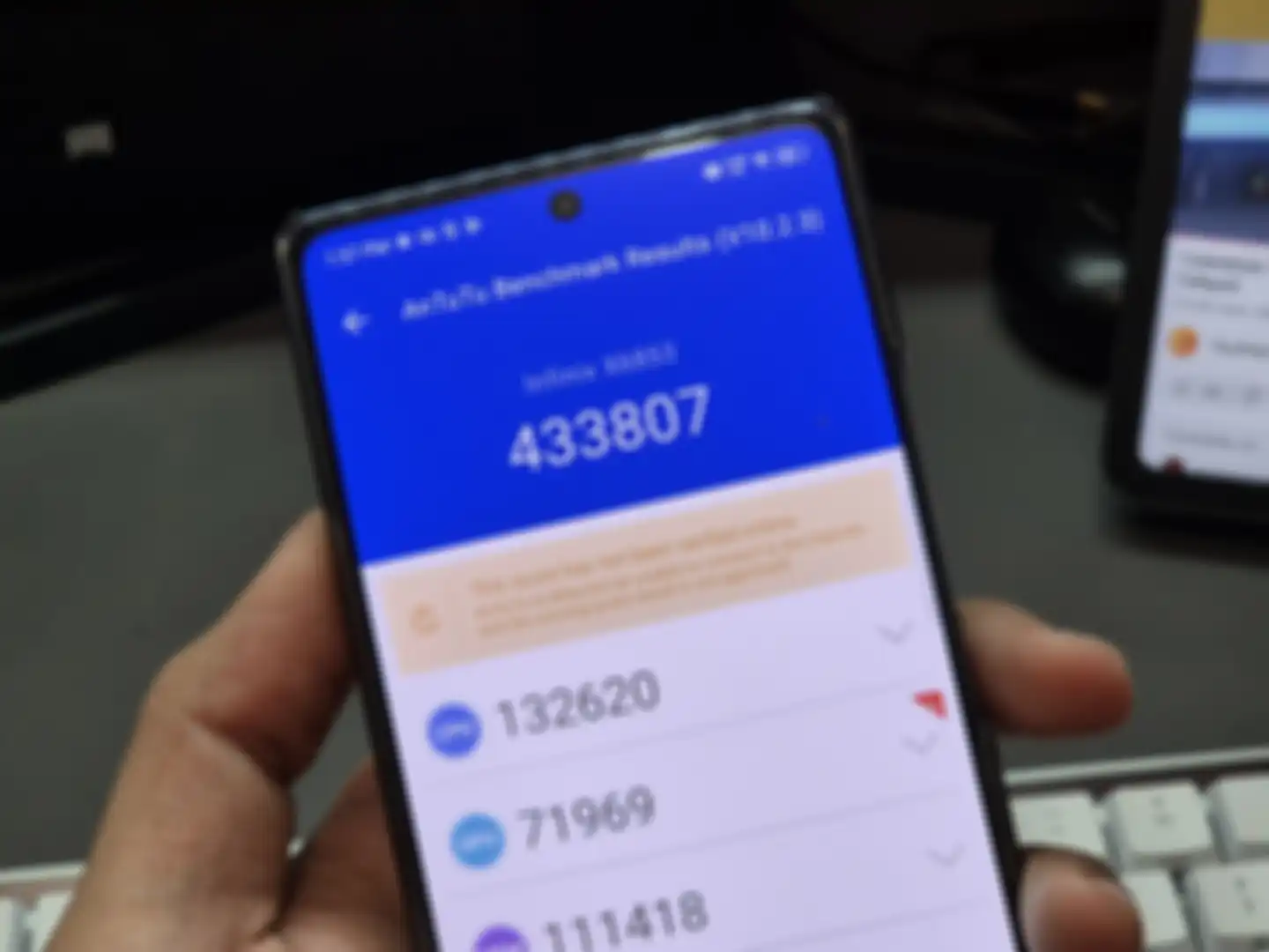 Skor AnTuTu Infinix Note 40