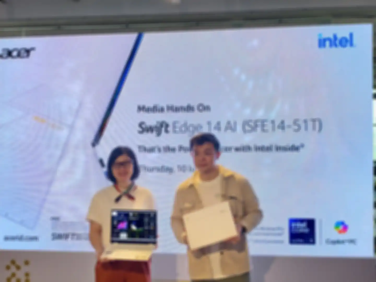 Peluncuran laptop Acer Swift Edge 14 AI