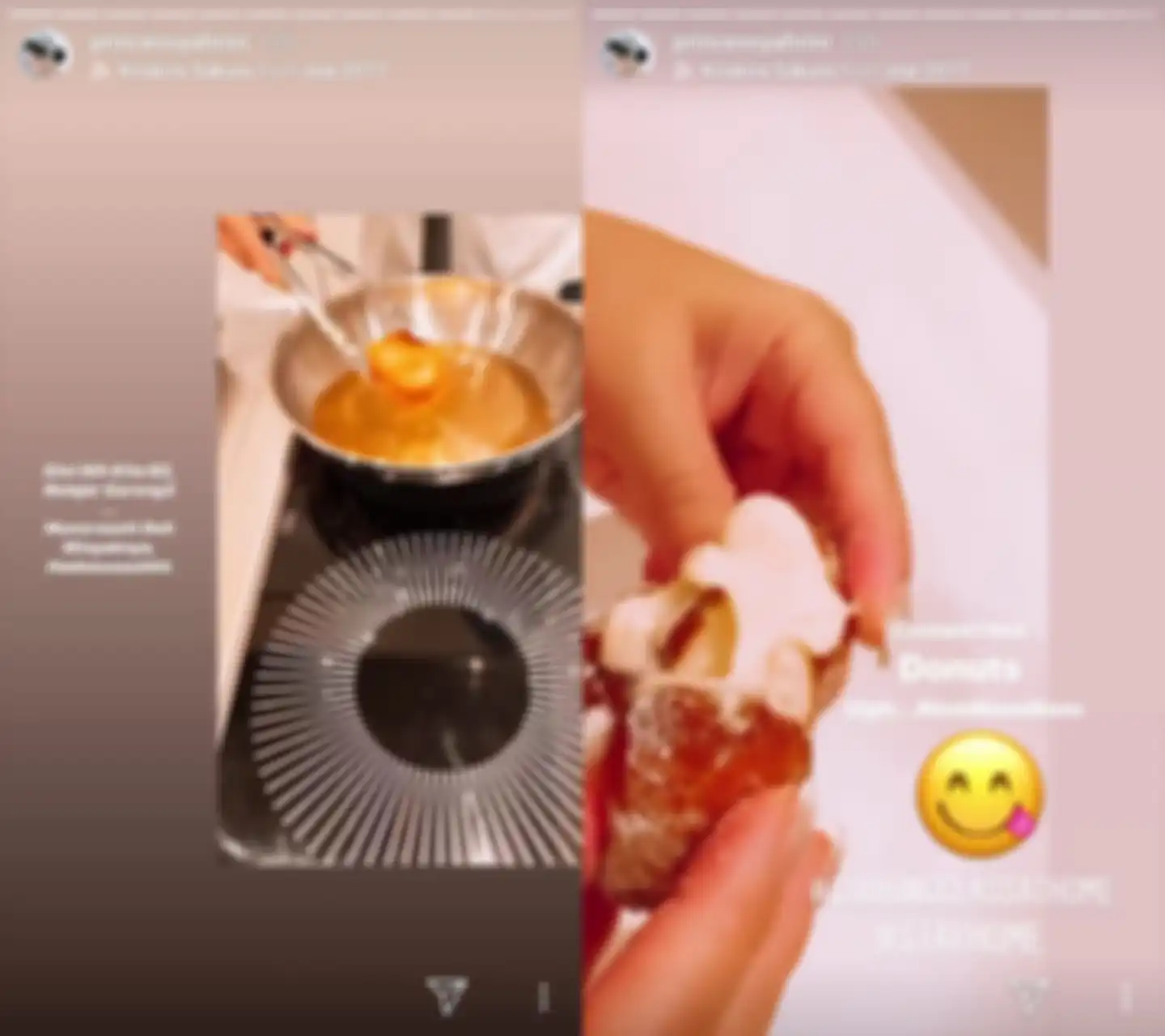 Syahrini bikin donat untuk Reino Barack