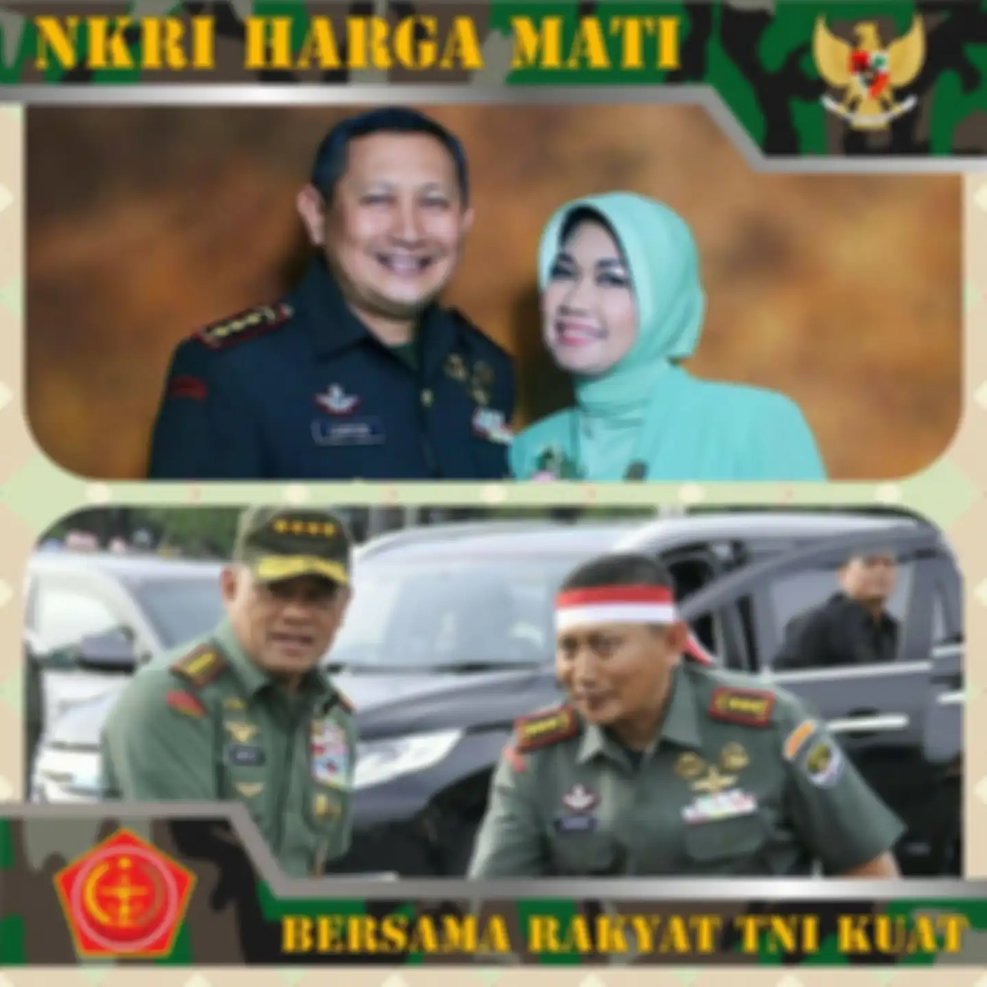 Istri Brigjen M Zamroni bernama Erlina Maya Rahmayanti. Foto-foto mereka bersama kedua putranya tersimpan dalam akun Facebook.