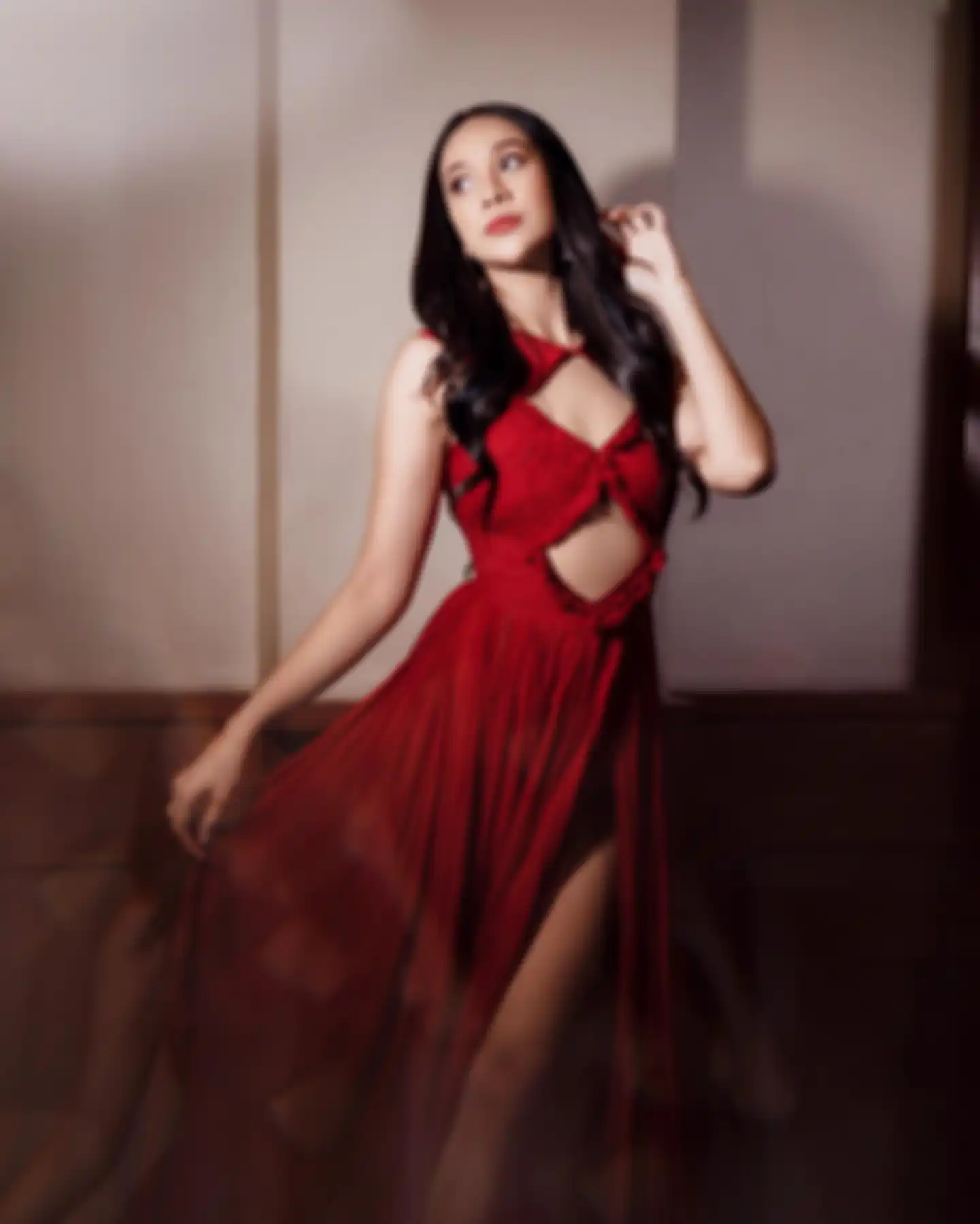 Anya Geraldine di acara Gala Premiere film Garis Waktu.