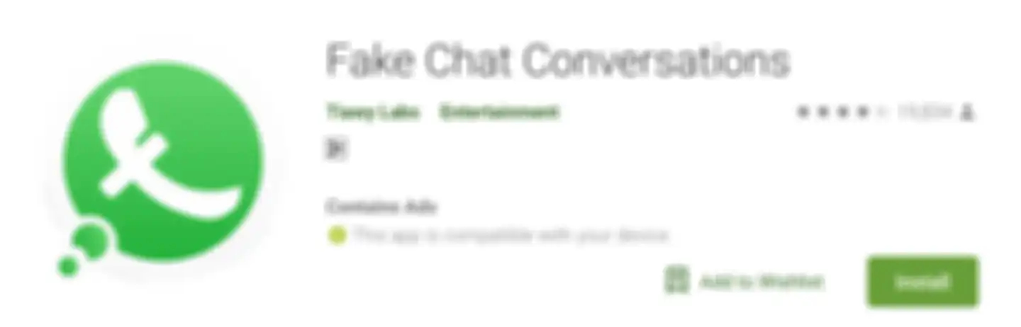 Aplikasi Fake Chat