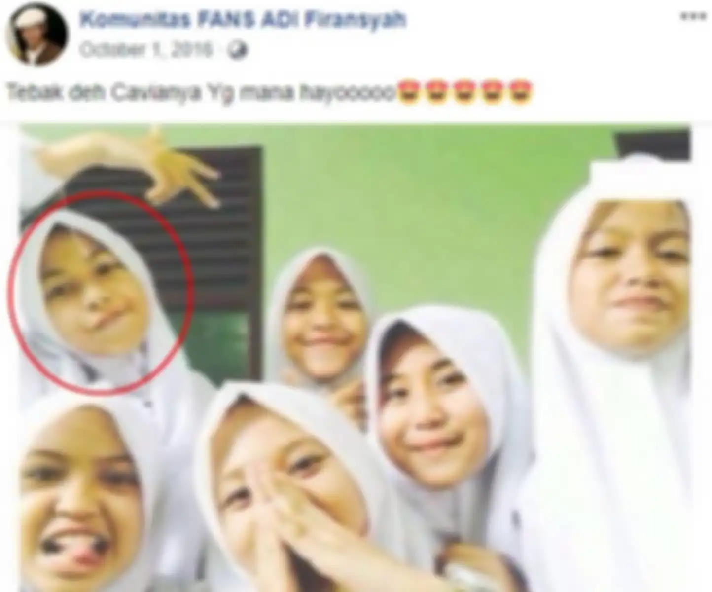 Putri kandung mendiang Adi Firansyah 