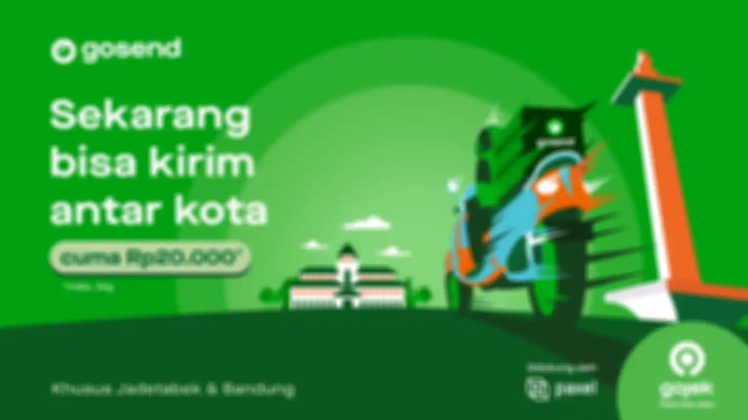 Poster GoSend Intercity Delivery