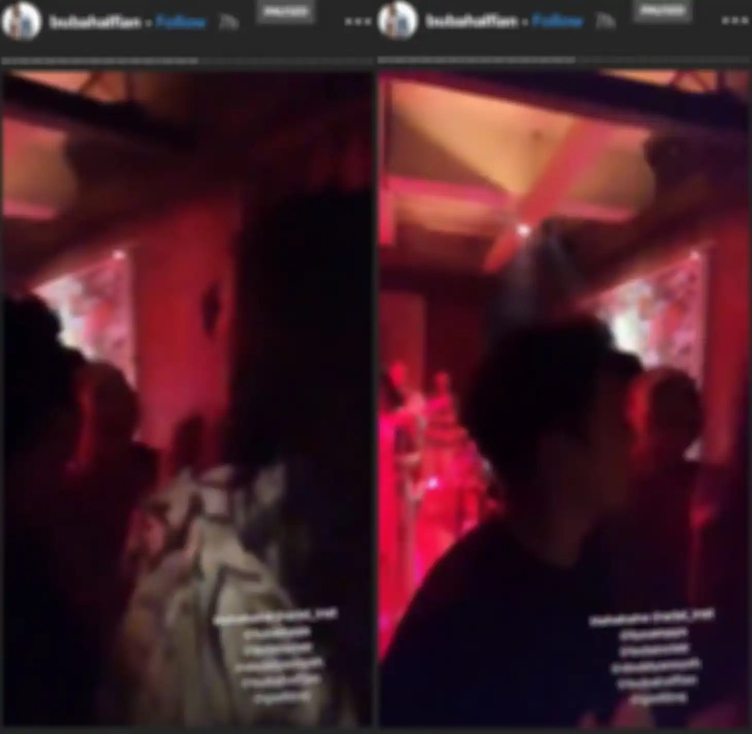 Ariel Noah dan Luna Maya ngobrol bersebelahan di pesta ulang tahun Bunga Citra Lestari.
