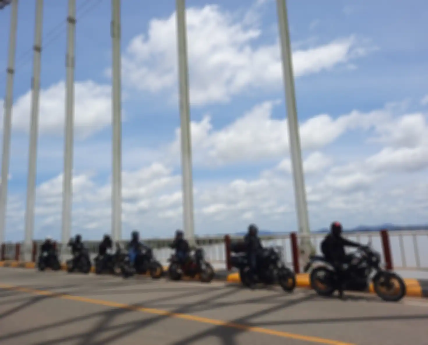 Kegiatan touring XSR Brotherhood Indonesia (XBI) Pontianak.