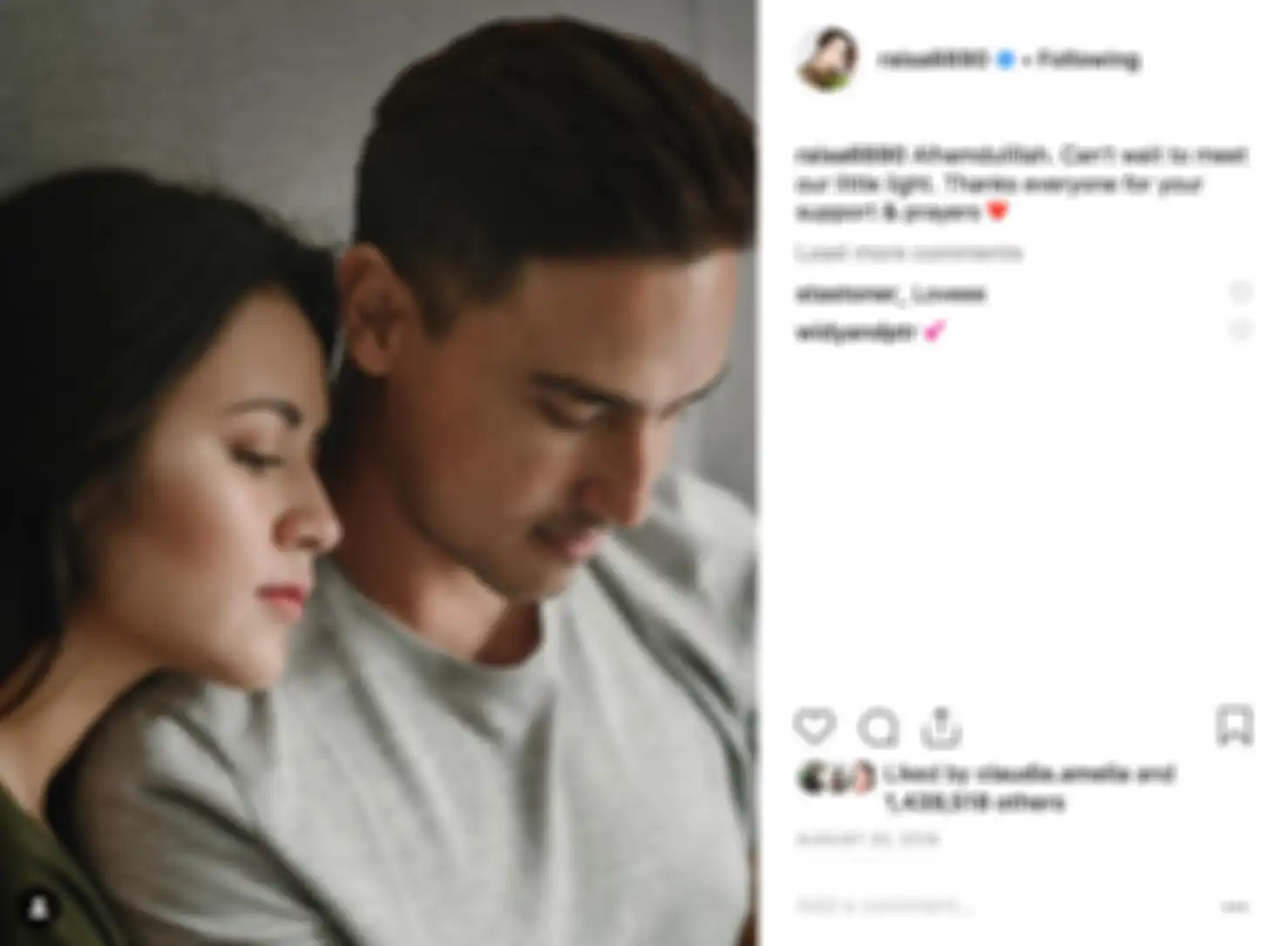 Foto Raisa dan Hamish Daud