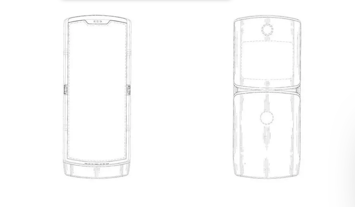 Konsep hape lipat Motorola