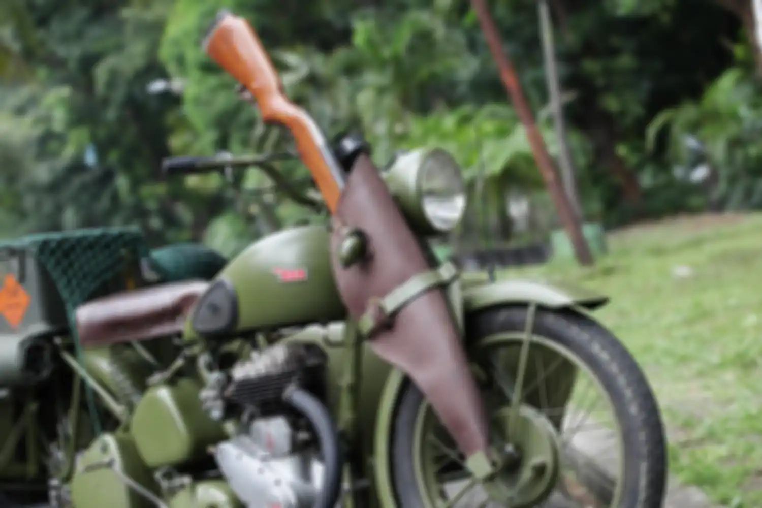BSA M20 Army Look Custom Concept Industries