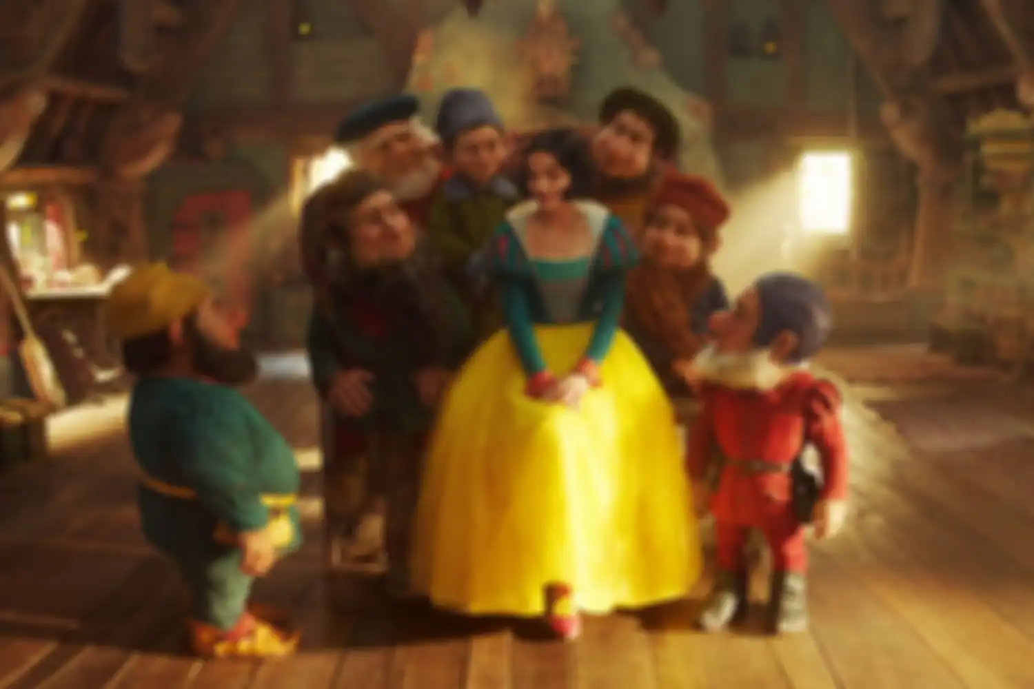 visualisasi Snow White and the Seven Dwarfs