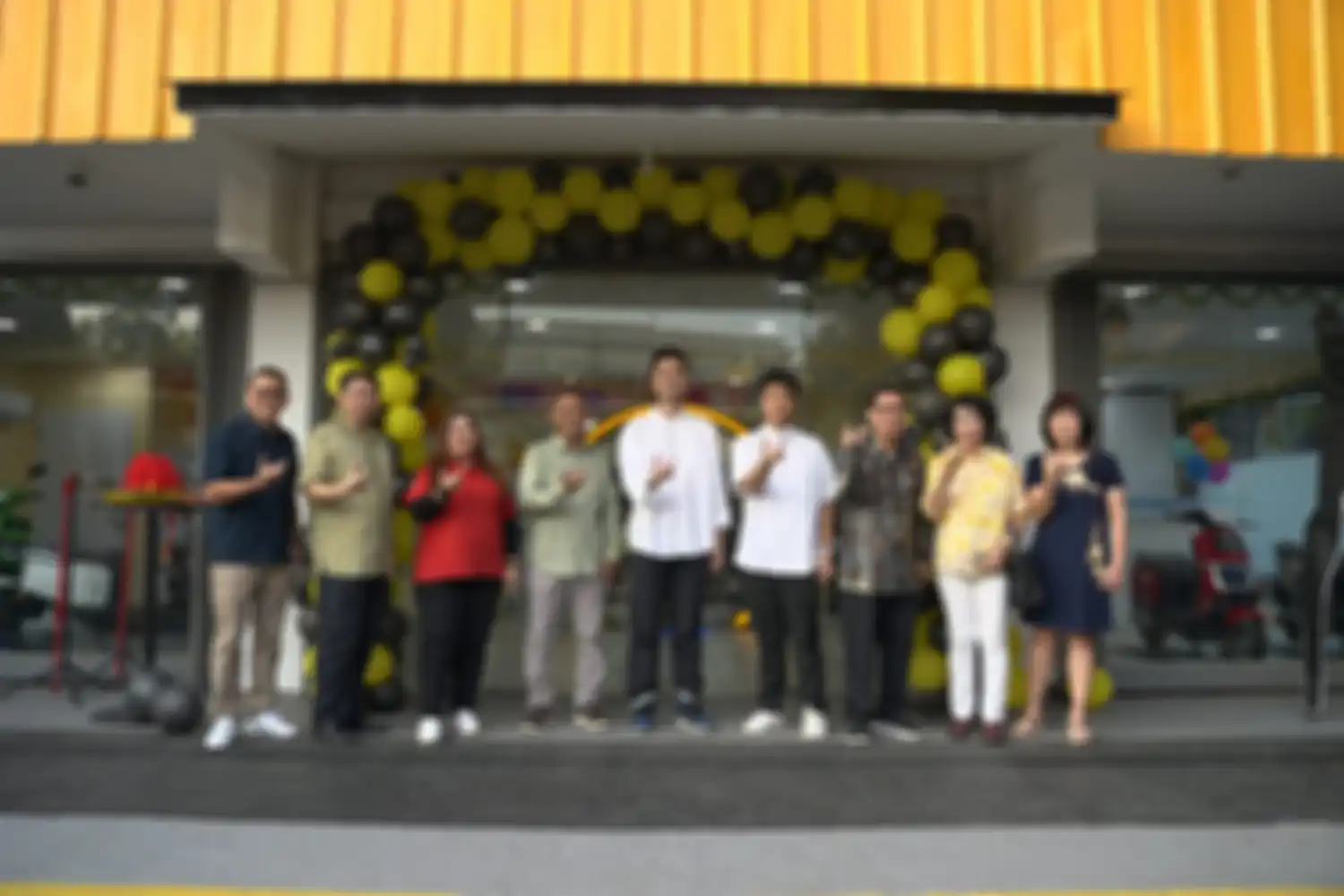 Peresmian dealer motor listrik United E-Motor di Jakarta Barat.