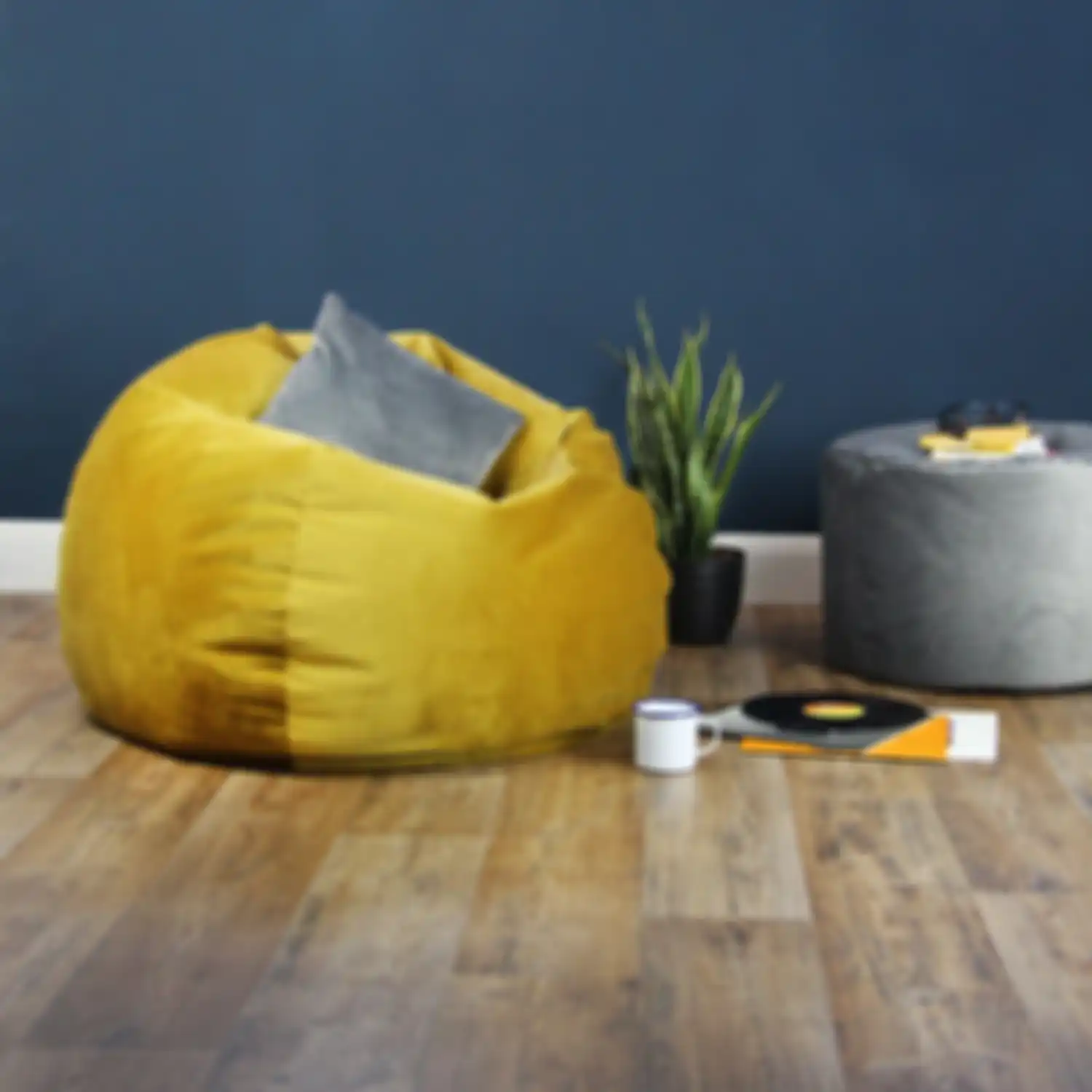 Ilustrasi bean bag.
