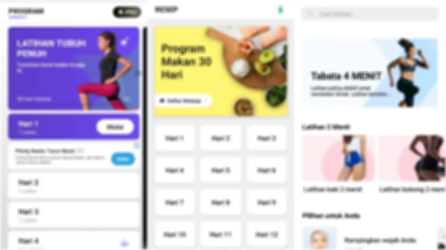 Aplikasi Kurangi Berat Dalam 30 Hari