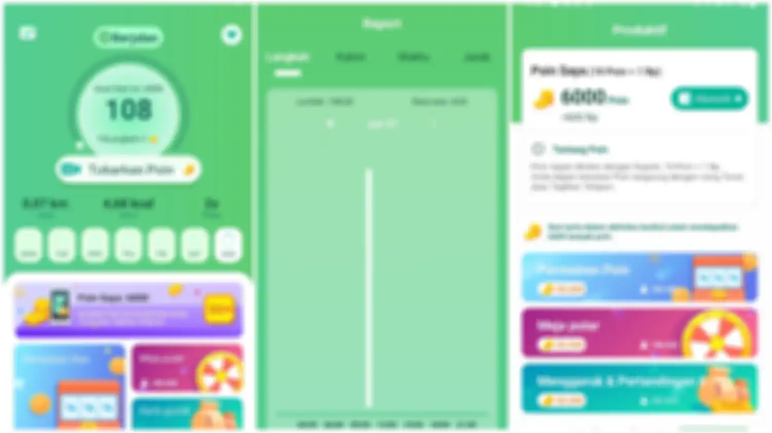 Tangkapan layar aplikasi penghasil uang CashStep.