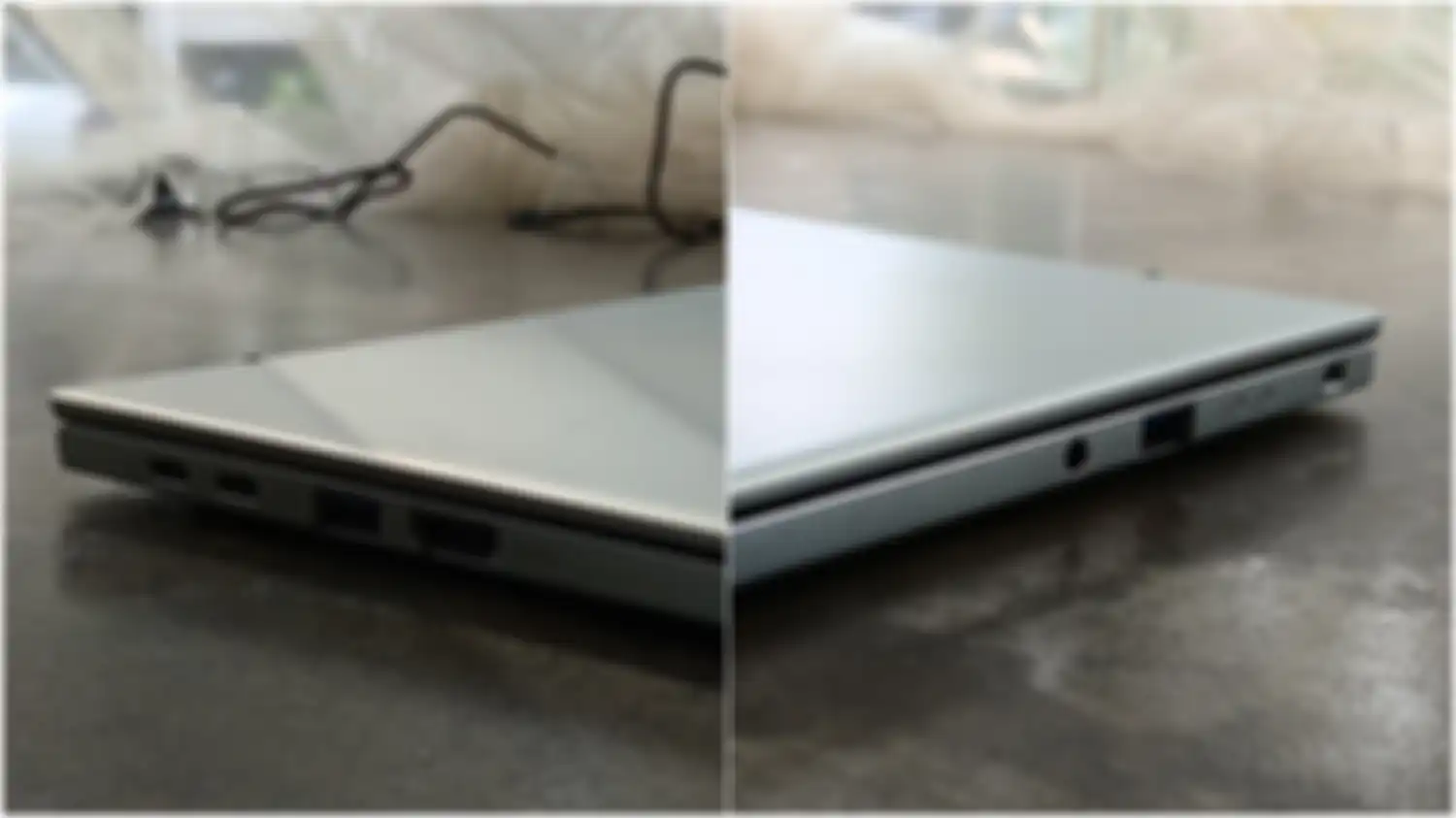Bagian samping Acer Swift Edge terdapat port yang bermanfaat. 