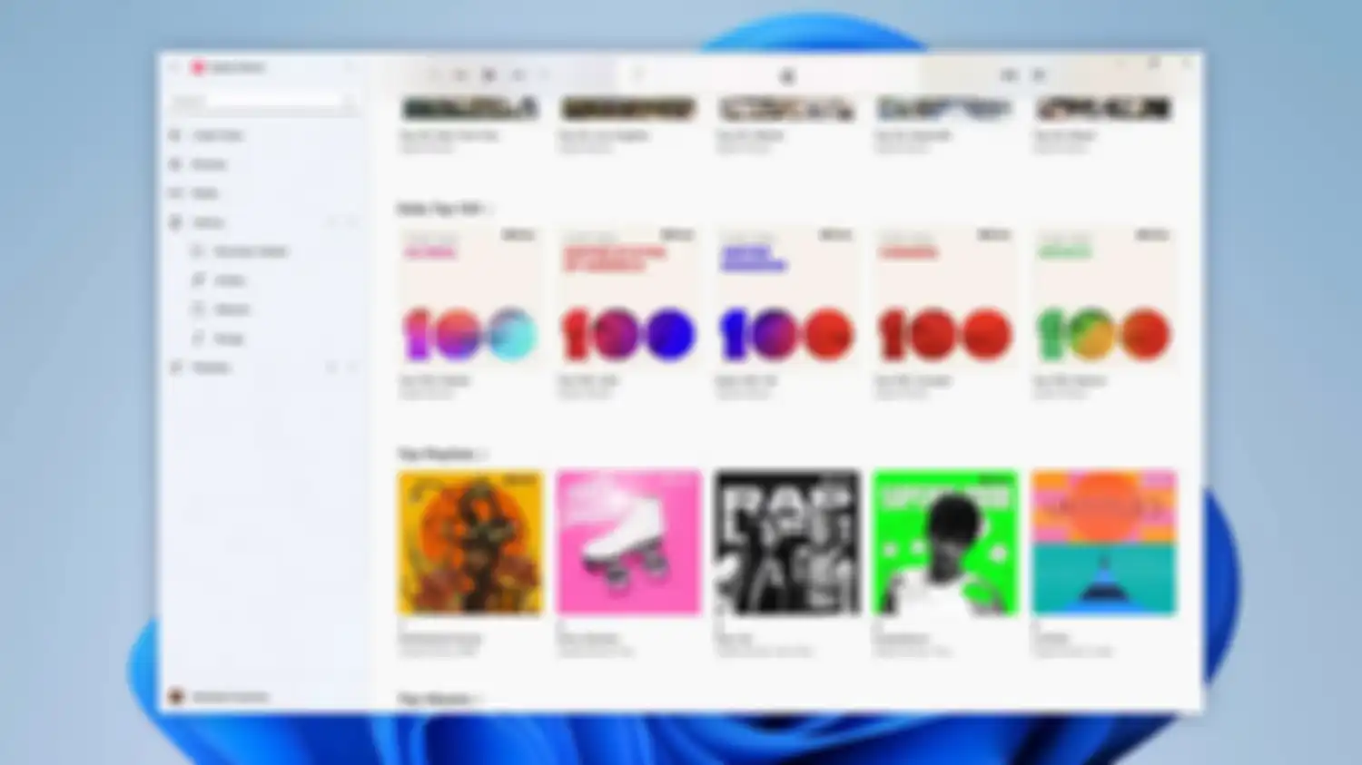 Apple Music di Windows 11